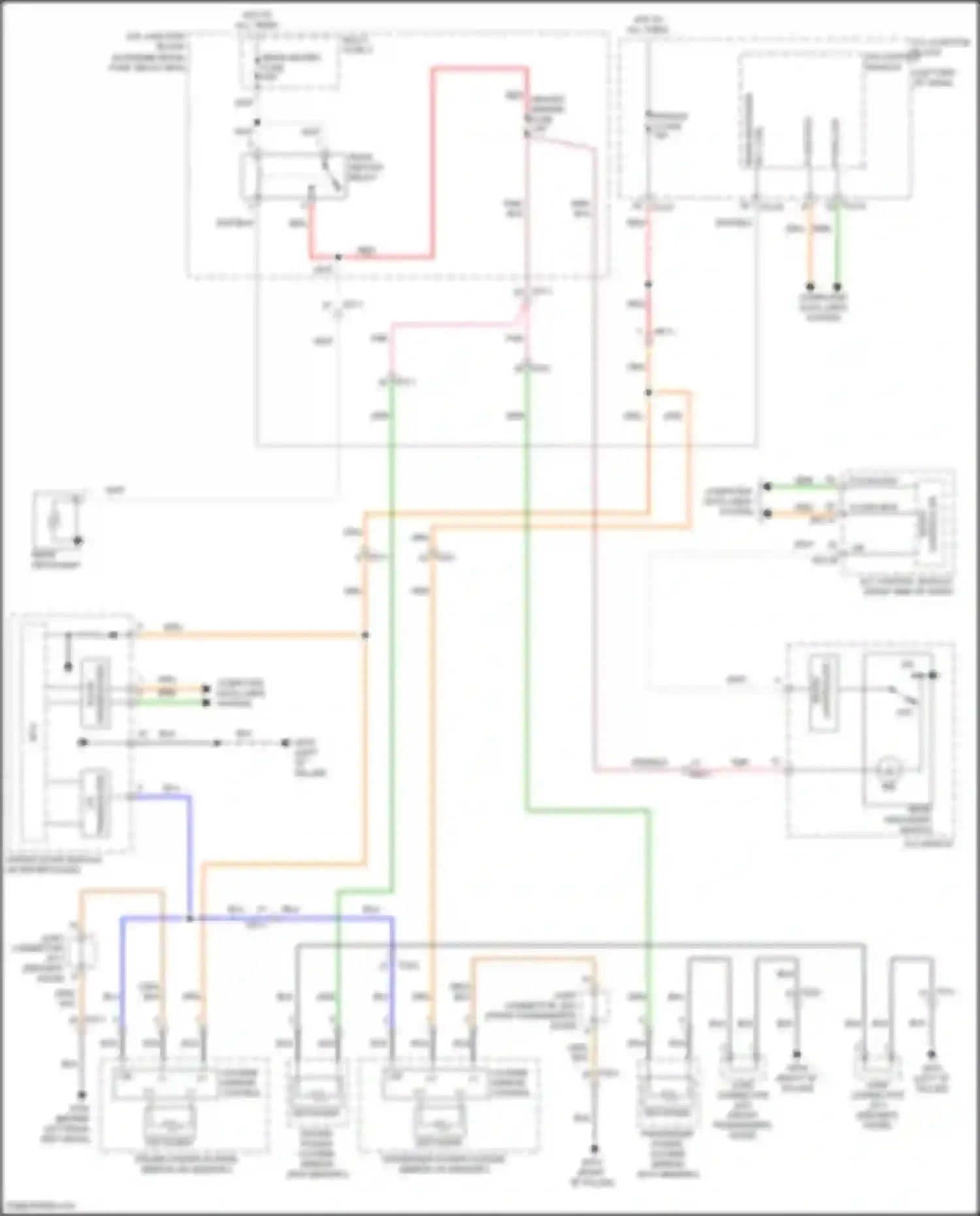 Sonata Hyundai VIII (2019-2023): Defoggers circuit, hybrid
