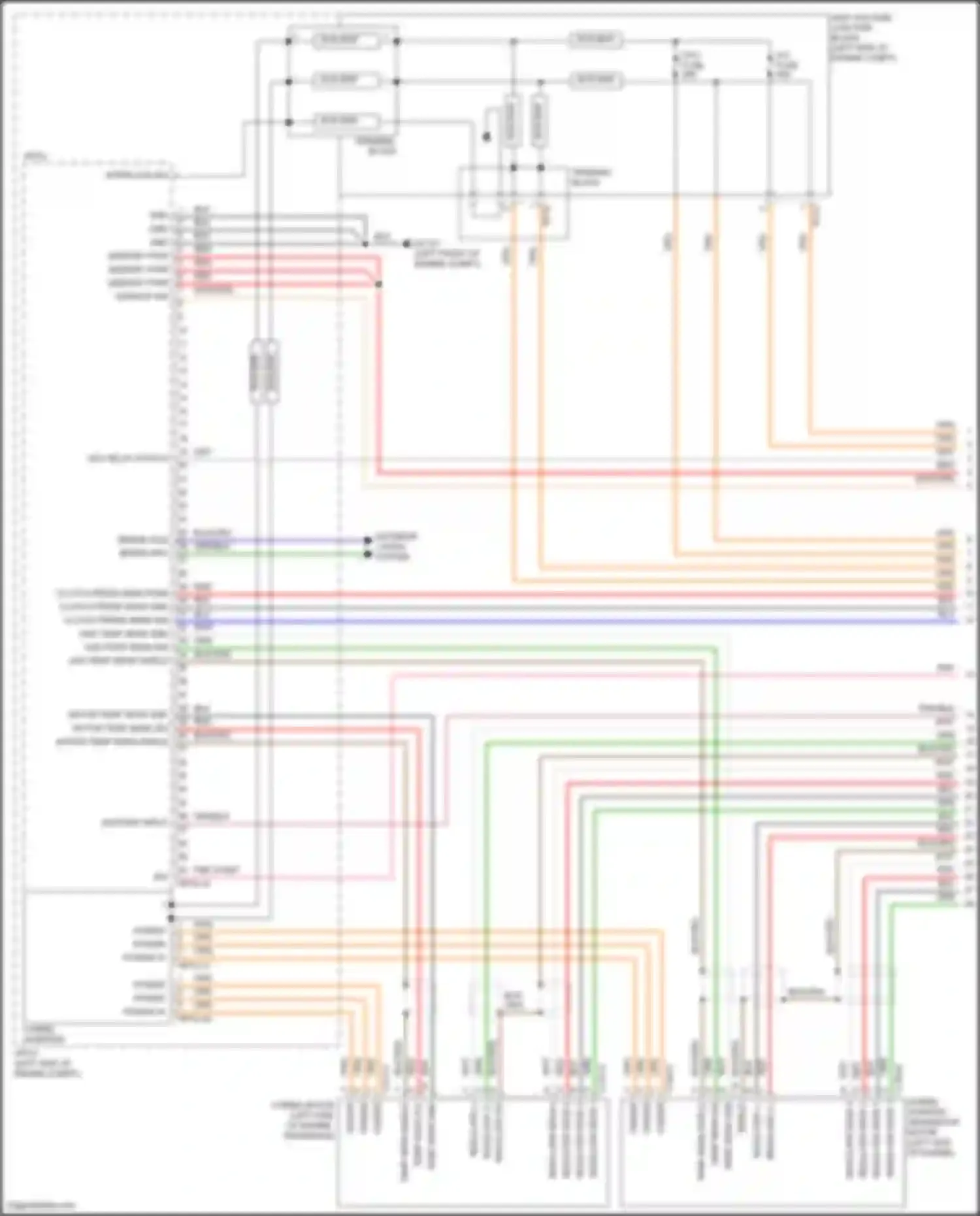 Sonata Hyundai VIII (2019-2023): Wiring diagram engine performance 2.0l hybrid, hybrid control circuit (1 of 8)