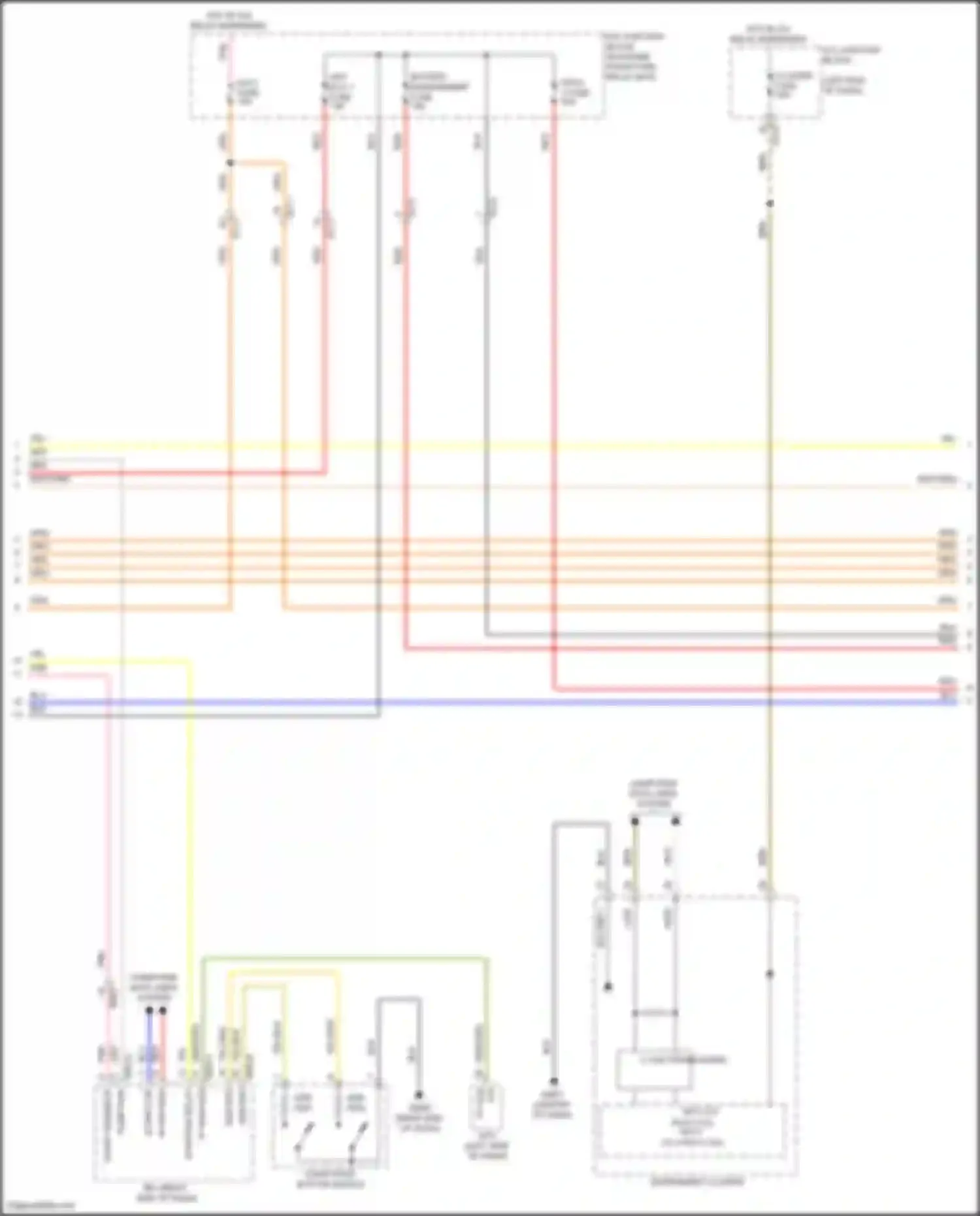 Sonata Hyundai VIII (2019-2023): Wiring diagram engine performance 2.0l hybrid, hybrid control circuit (3 of 8)