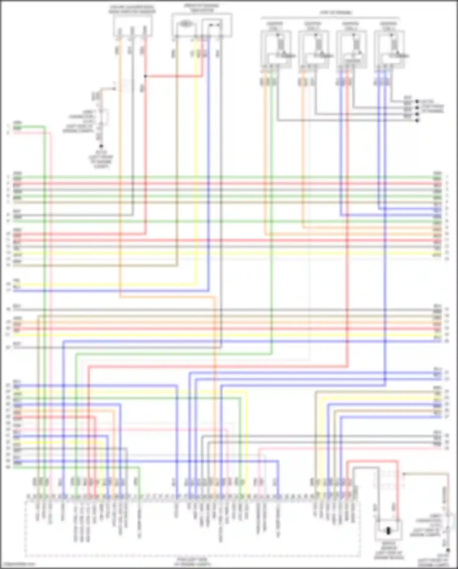 Sonata Hyundai VIII (2019-2023): Wiring diagram engine performance 2.0l hybrid, mfi control circuit (2 of 6)