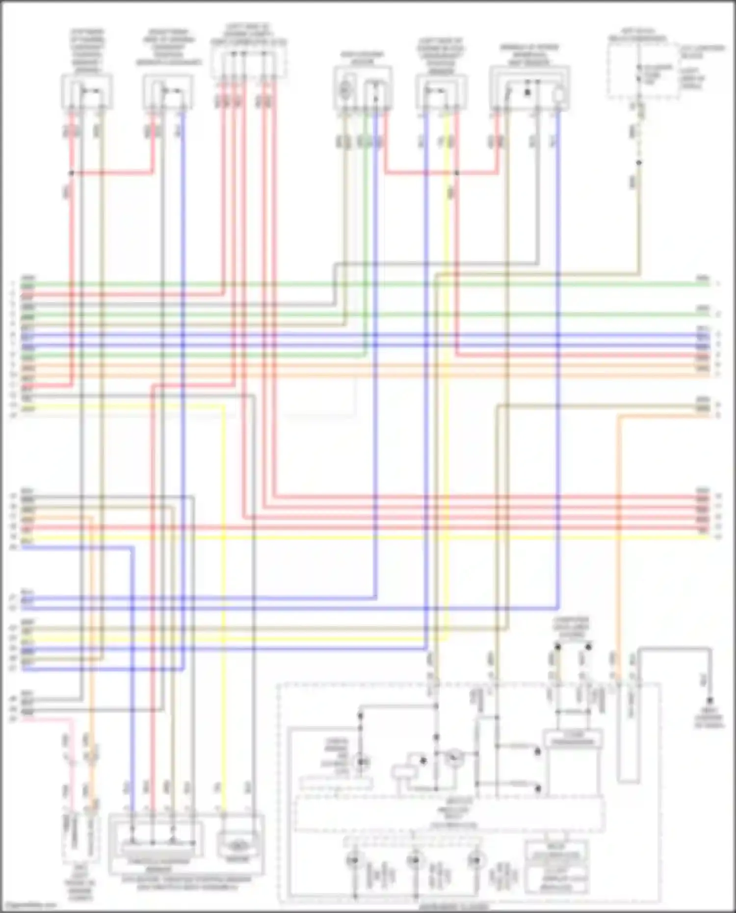 Sonata Hyundai VIII (2019-2023): Wiring diagram engine performance 2.0l hybrid, mfi control circuit (3 of 6)