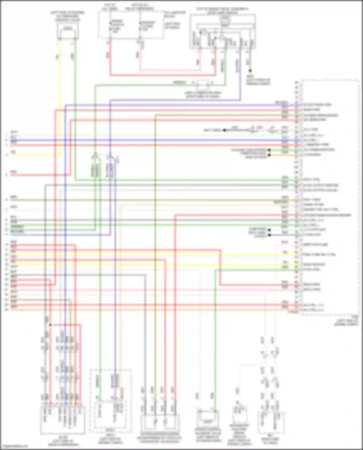 Sonata Hyundai VIII (2019-2023): Wiring diagram engine performance 2.0l hybrid, mfi control circuit (6 of 6)