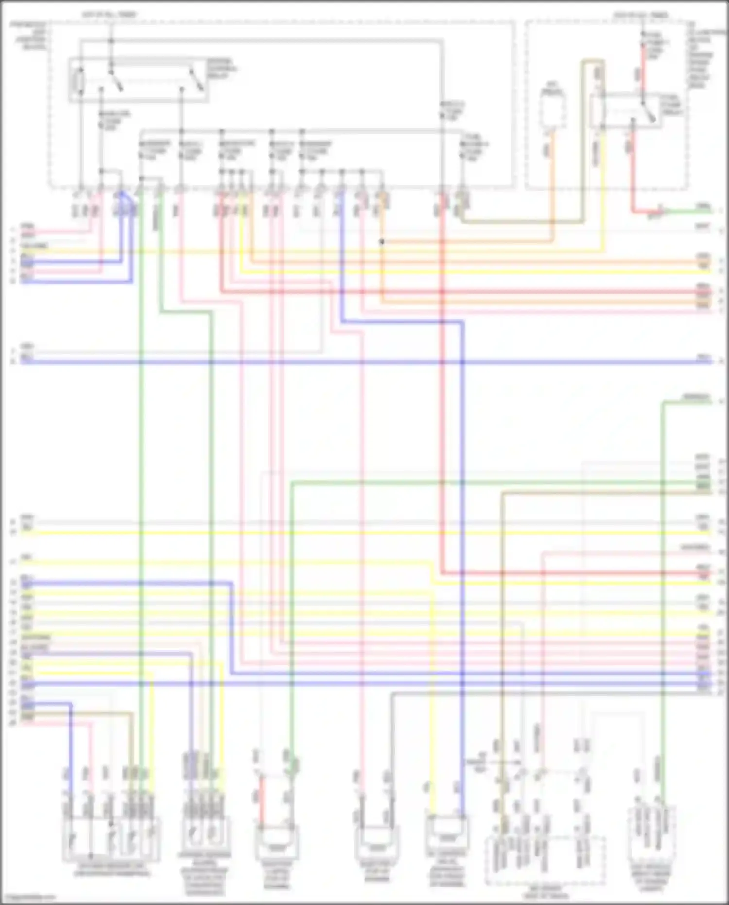 Sonata Hyundai VIII (2019-2023): Wiring diagram engine performance 2.5l turbo (4 of 7)
