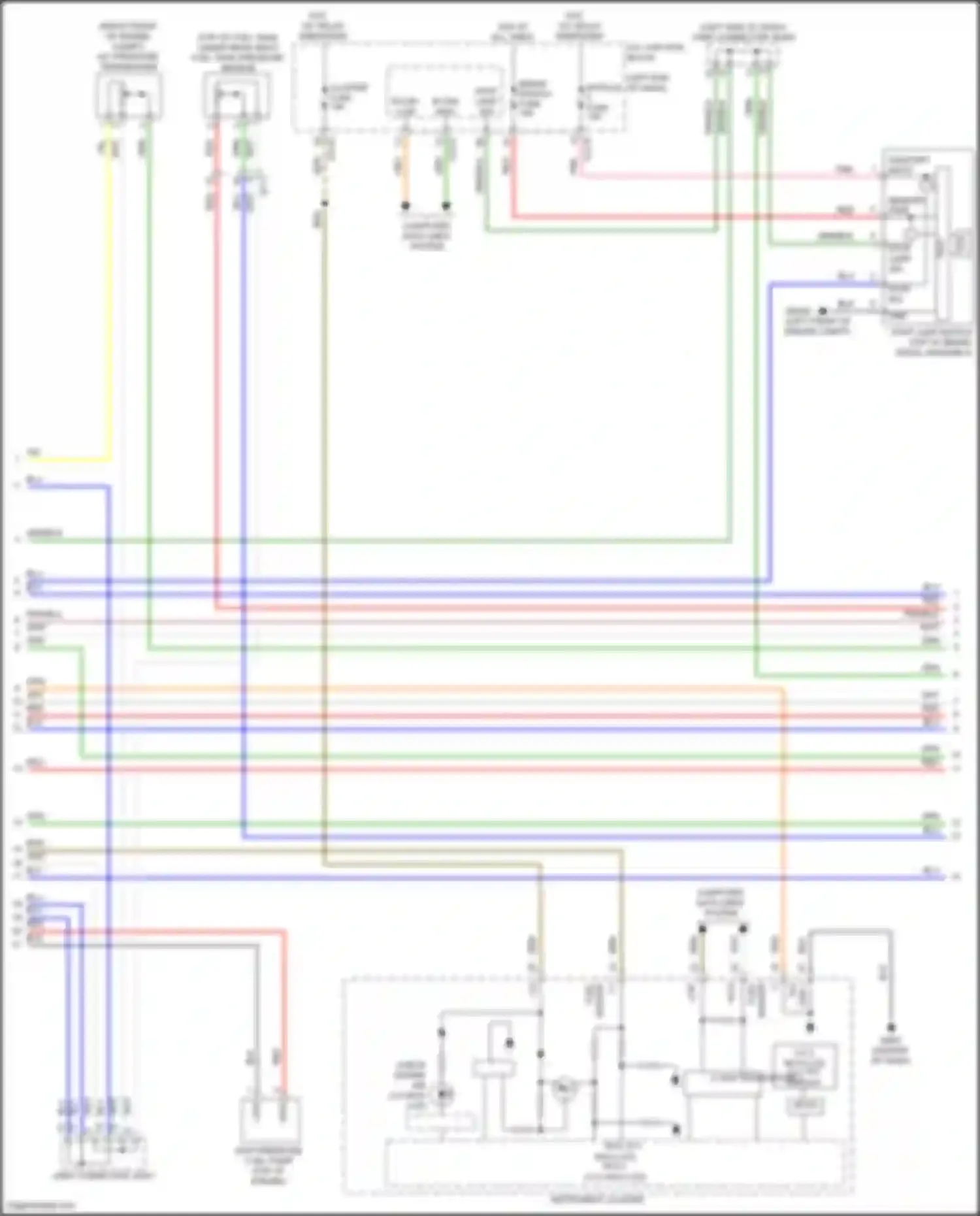 Sonata Hyundai VIII (2019-2023): Wiring diagram engine performance 2.5l turbo (6 of 7)
