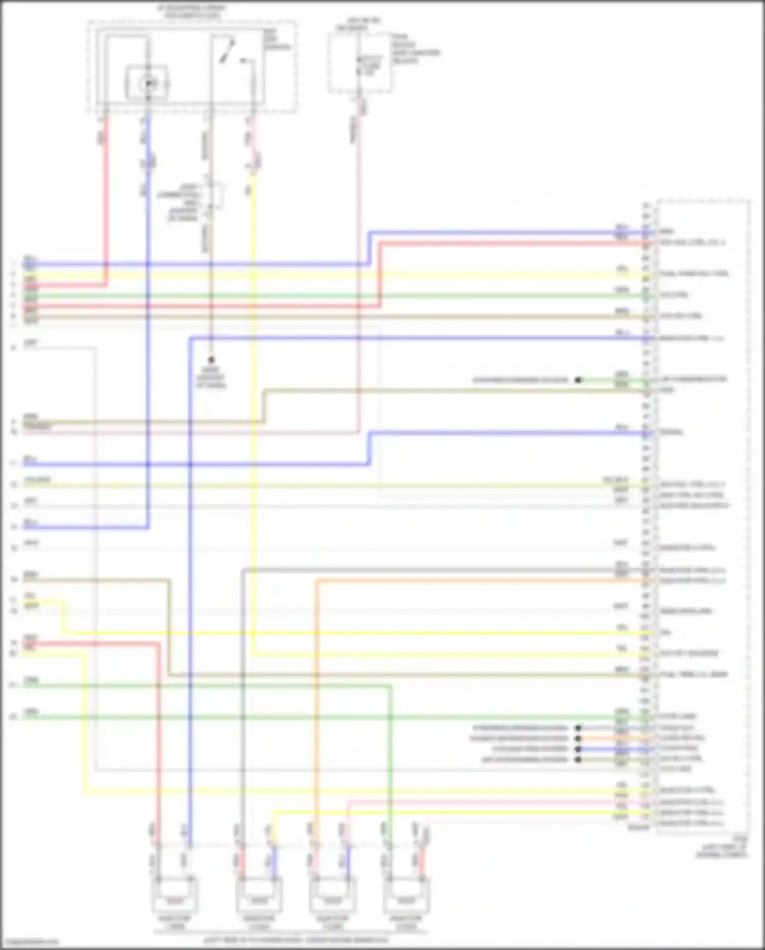 Sonata Hyundai VIII (2019-2023): Wiring diagram engine performance 2.5l (8 of 8)