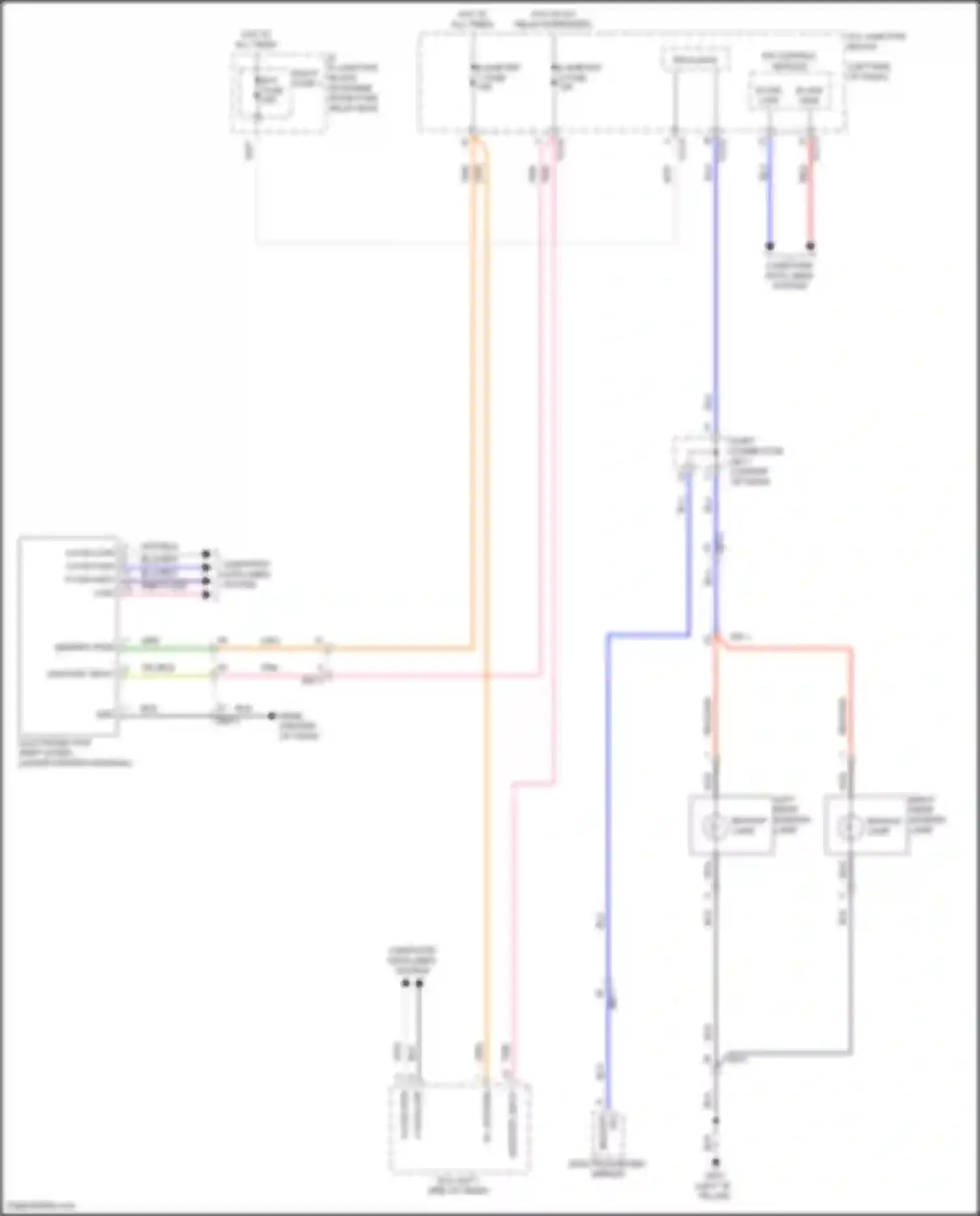 Sonata Hyundai VIII (2019-2023): Backup lamps circuit, hybrid