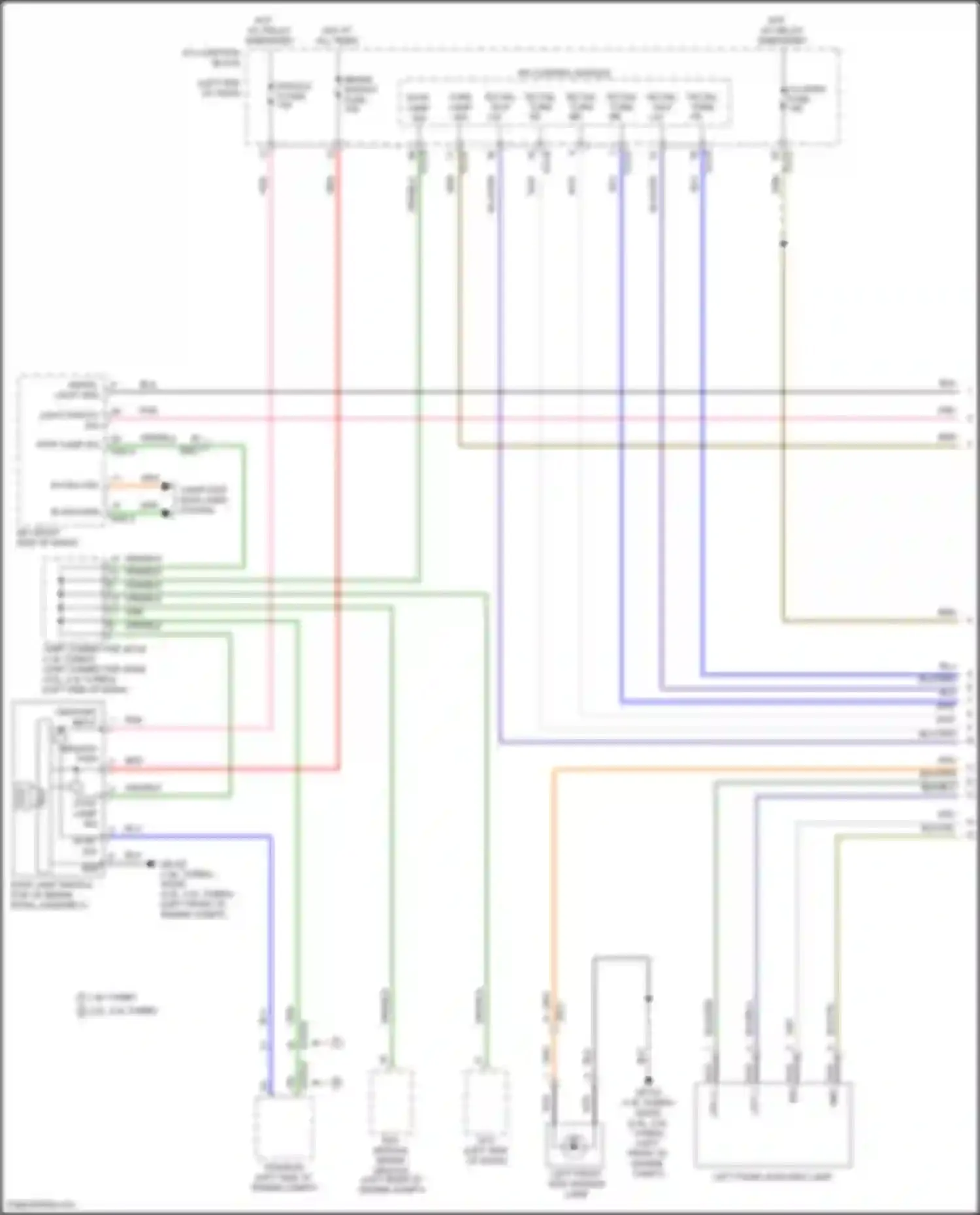 Sonata Hyundai VIII (2019-2023): Exterior lamps circuit, except hybrid (1 of 4)