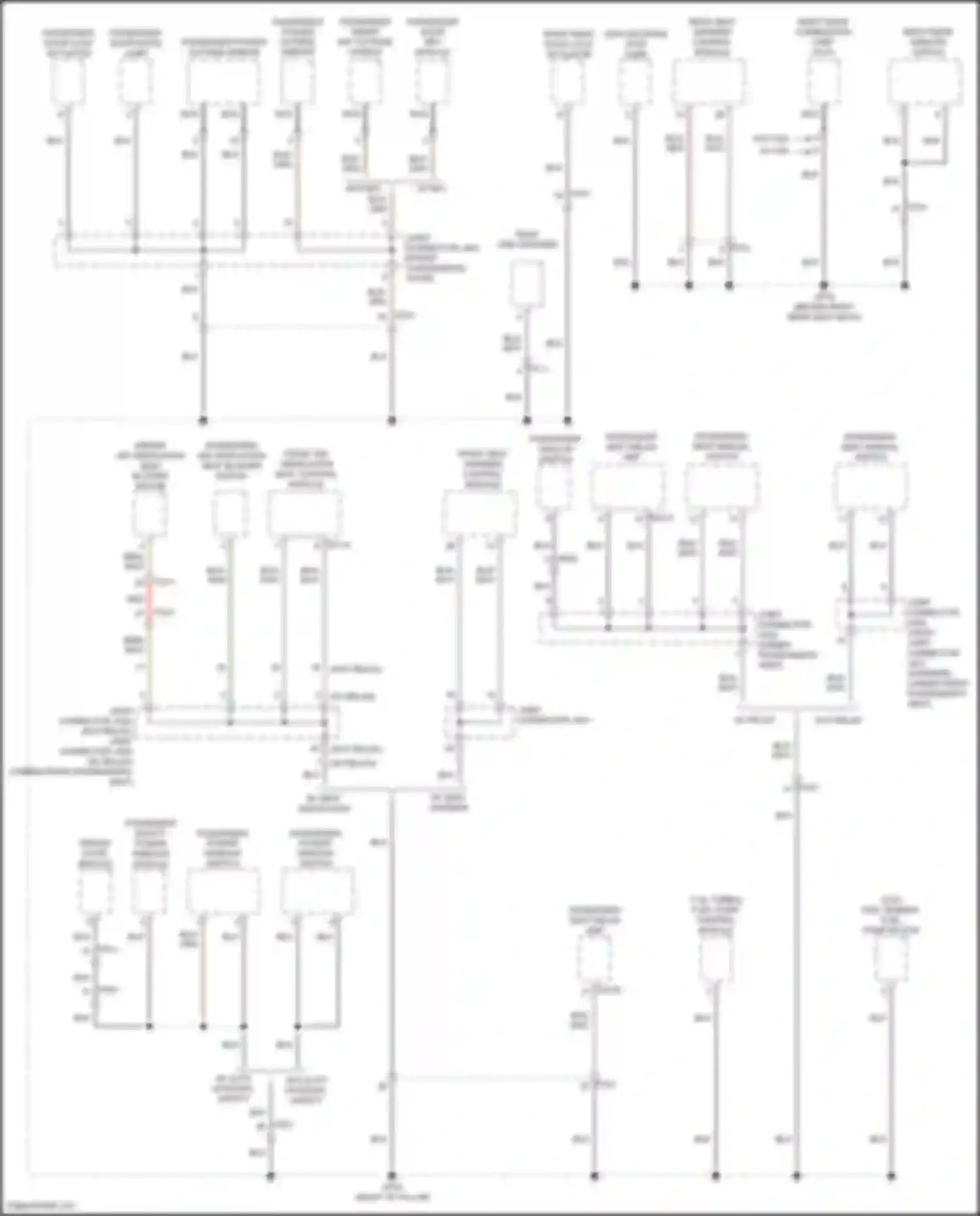 Sonata Hyundai VIII (2019-2023): Ground distribution circuit, except hybrid (4 of 5)