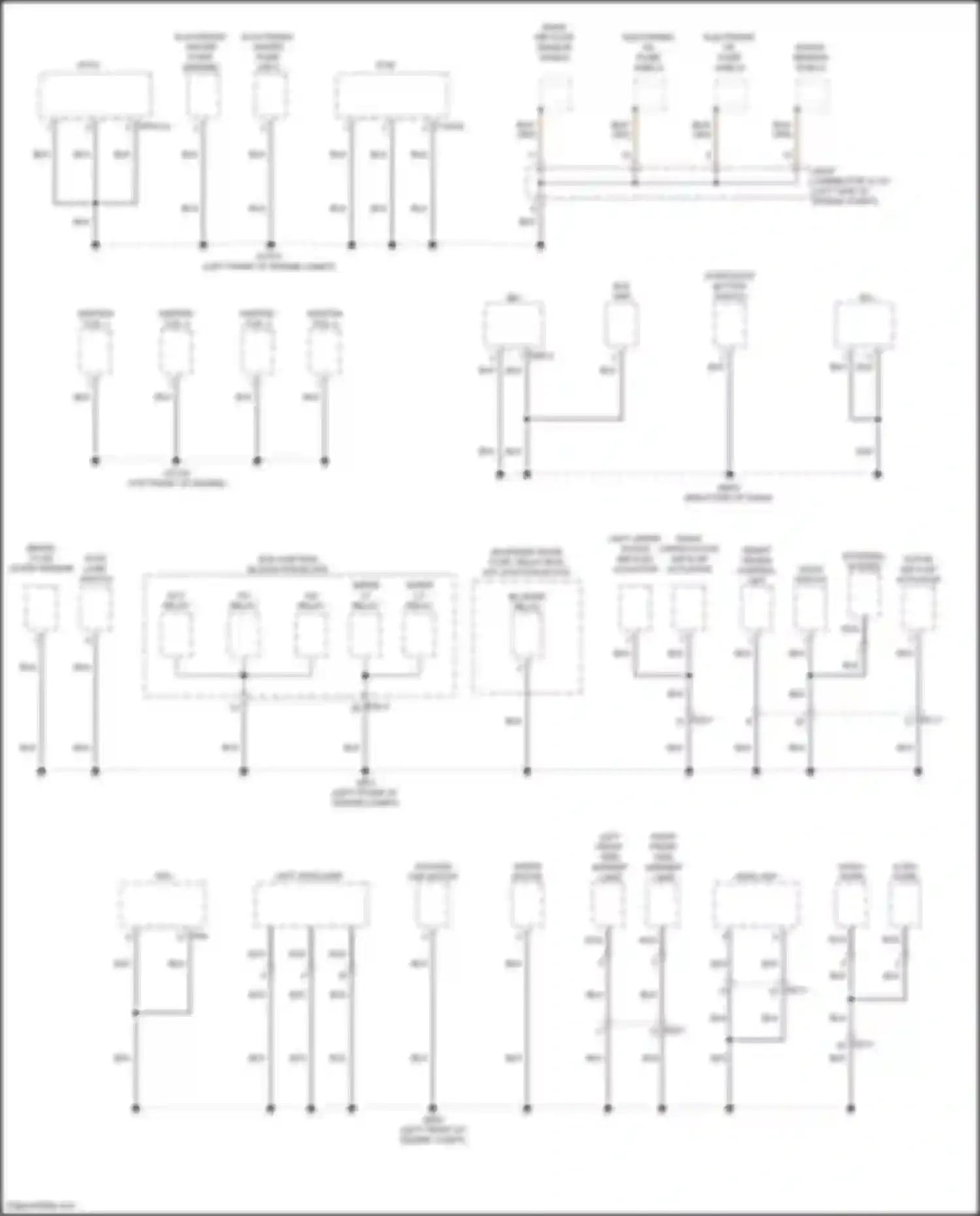 Sonata Hyundai VIII (2019-2023): Ground distribution circuit, hybrid (2 of 5)