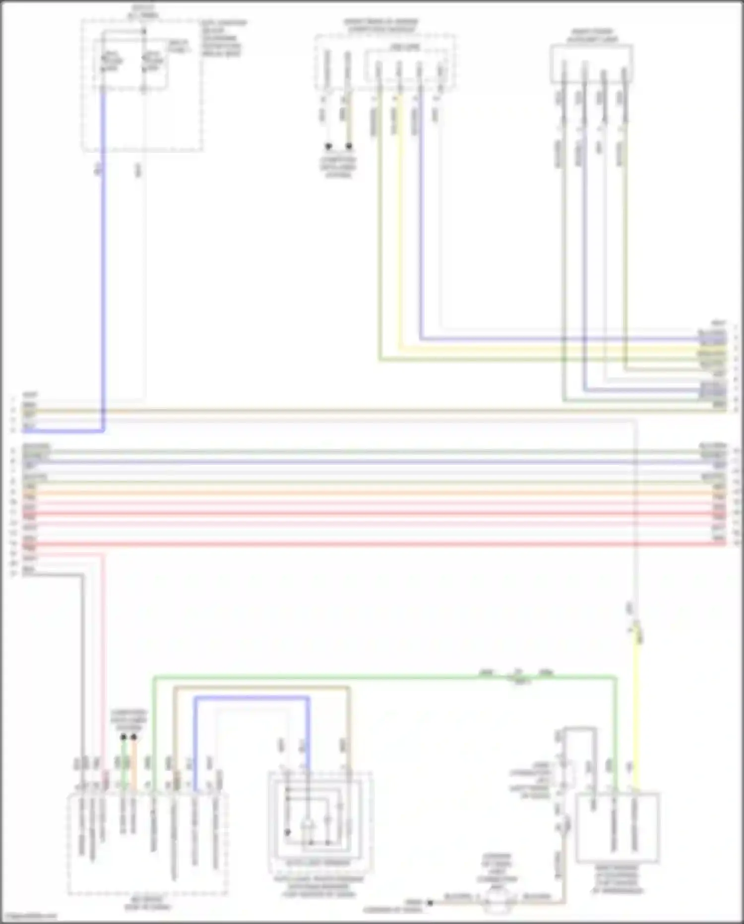 Sonata Hyundai VIII (2019-2023): Autolamps circuit, except hybrid (2 of 3)
