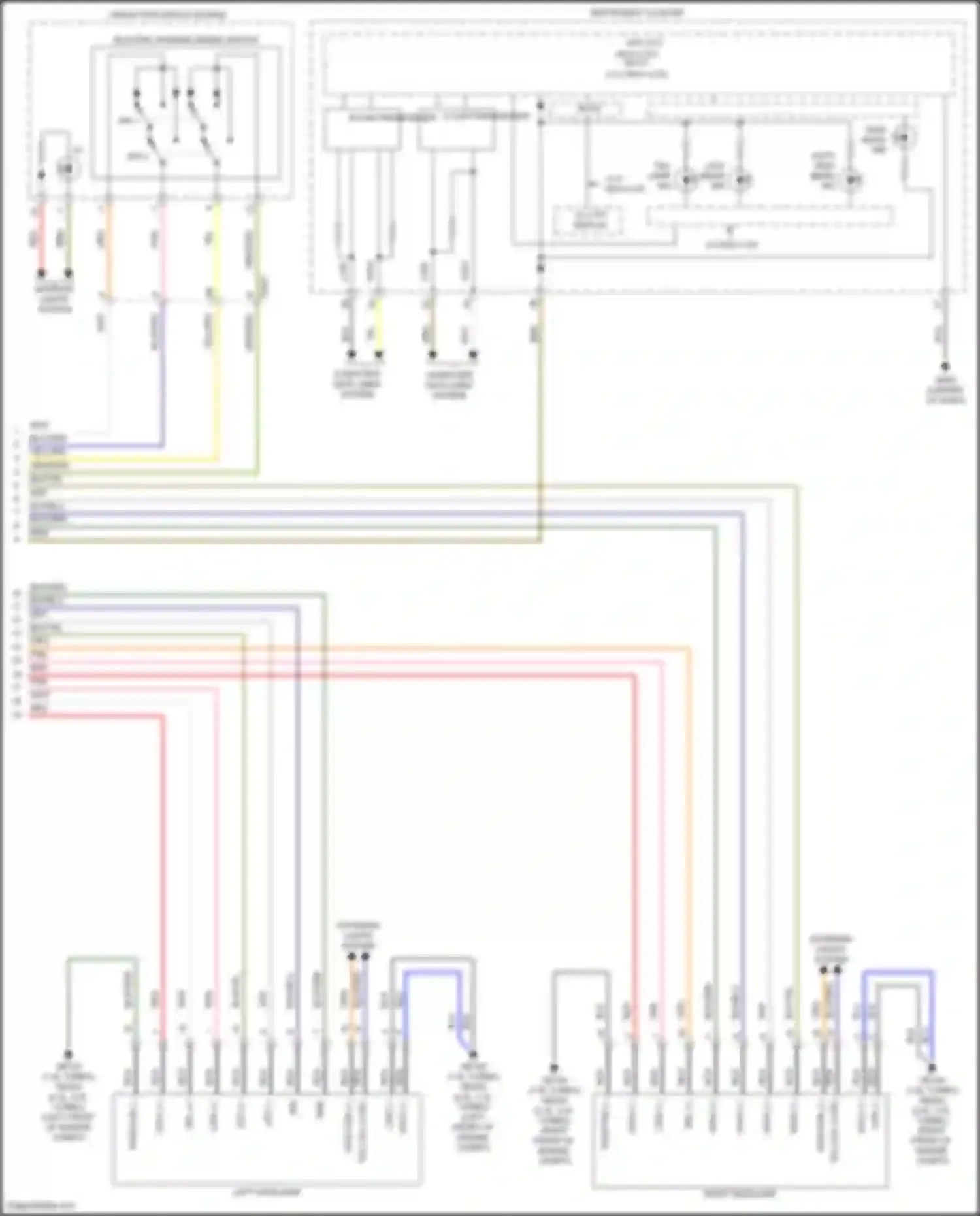Sonata Hyundai VIII (2019-2023): Autolamps circuit, except hybrid (3 of 3)