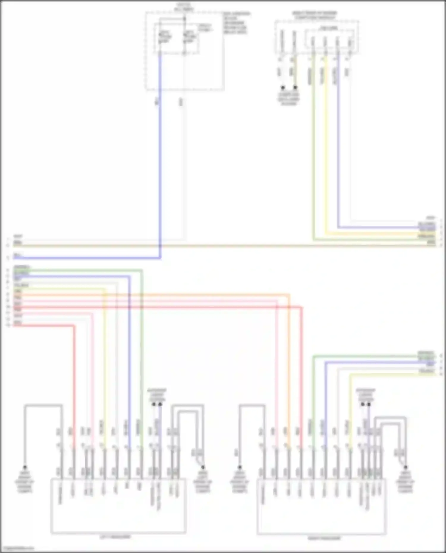 Sonata Hyundai VIII (2019-2023): Headlamps circuit, except hybrid (2 of 3)