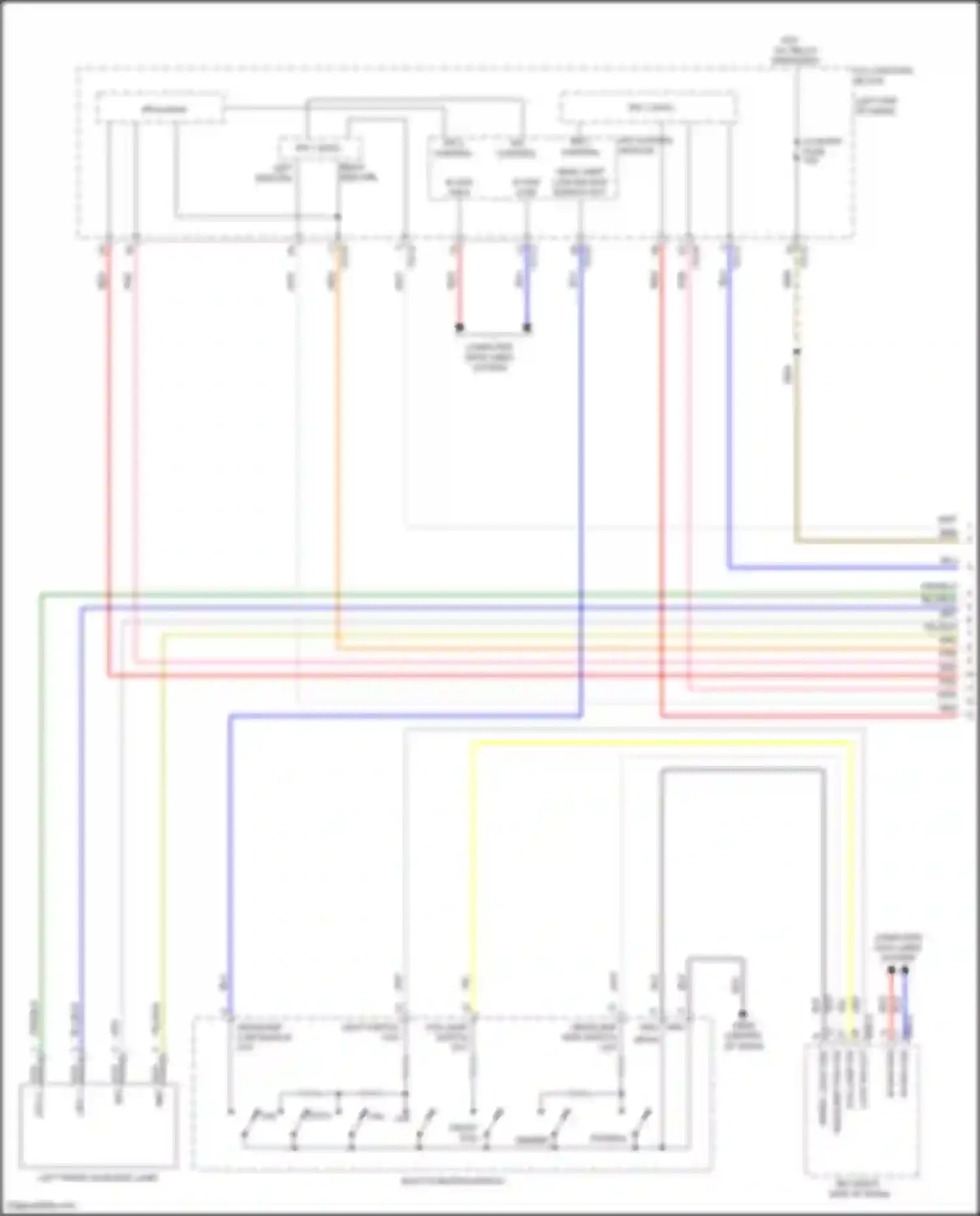 Sonata Hyundai VIII (2019-2023): Headlamps circuit, hybrid (1 of 2)