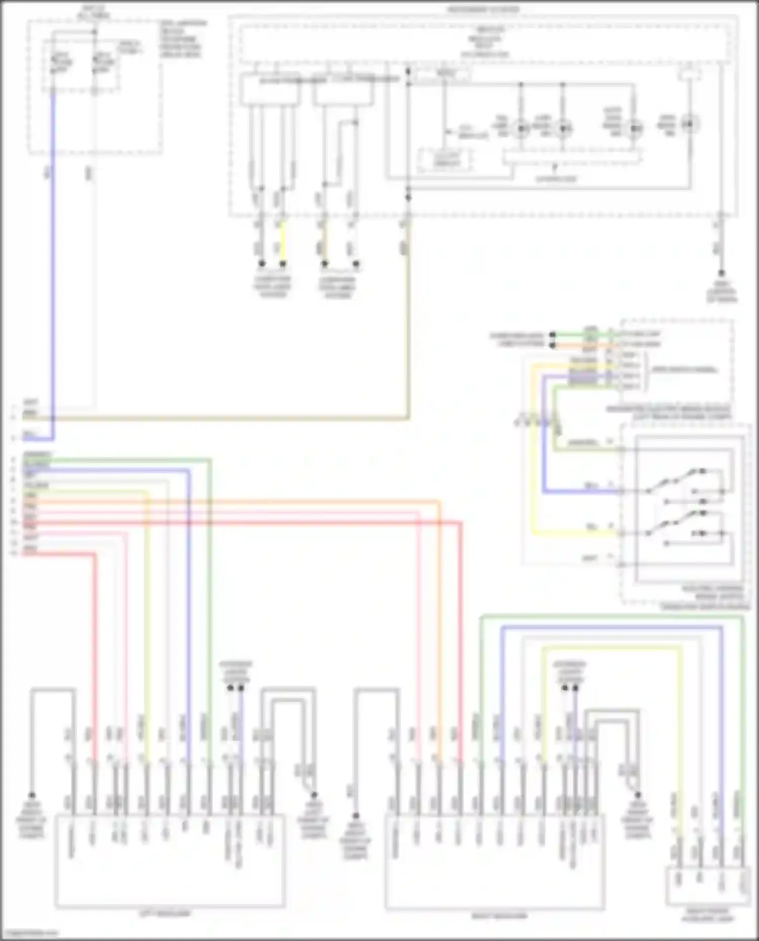 Sonata Hyundai VIII (2019-2023): Headlamps circuit, hybrid (2 of 2)