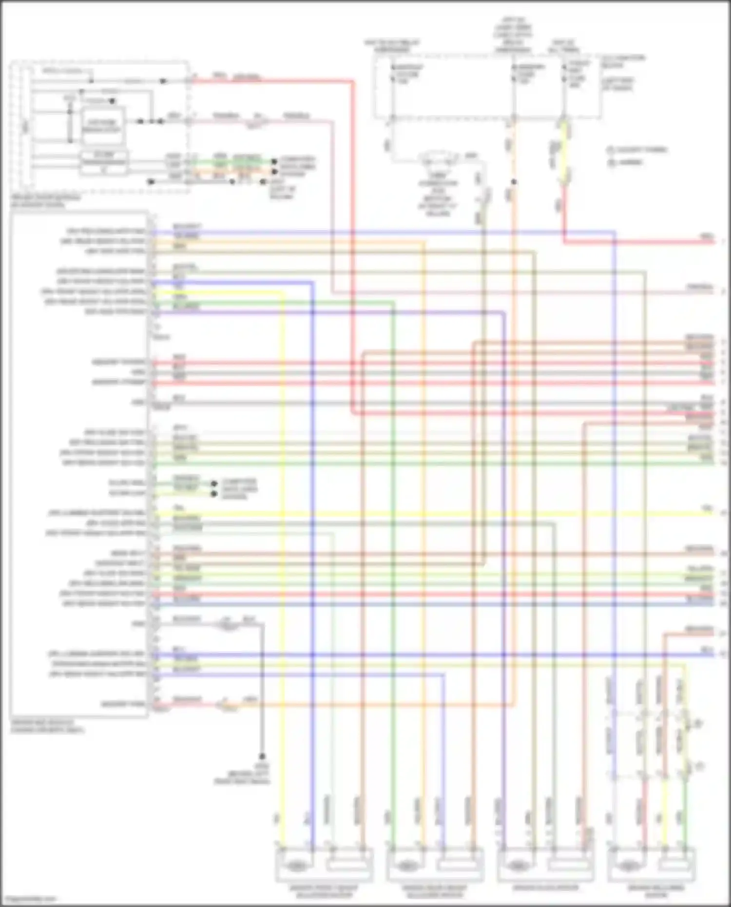 Sonata Hyundai VIII (2019-2023): Driver"s memory seat circuit (1 of 2)