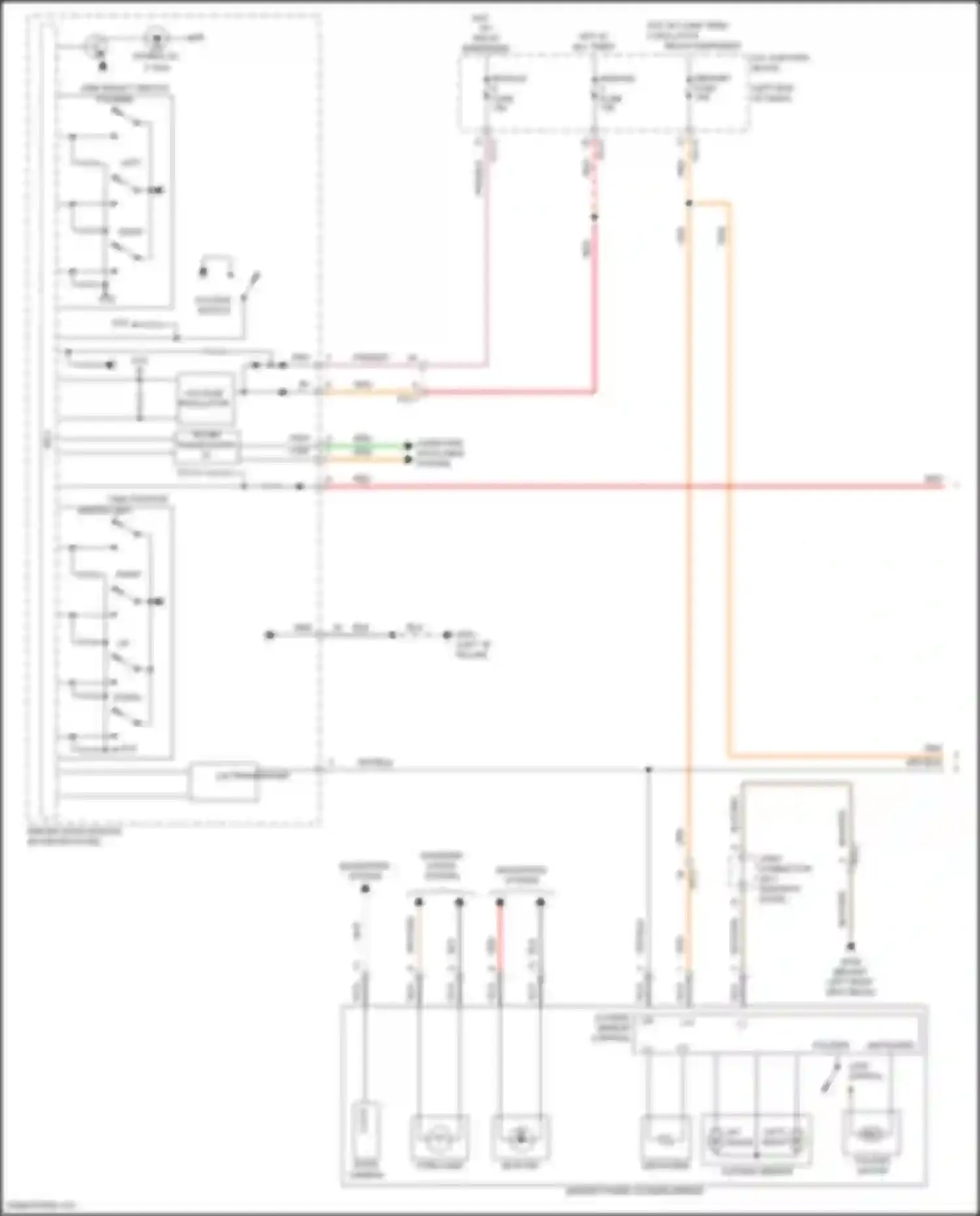Sonata Hyundai VIII (2019-2023): Memory mirrors circuit, except hybrid (1 of 2)