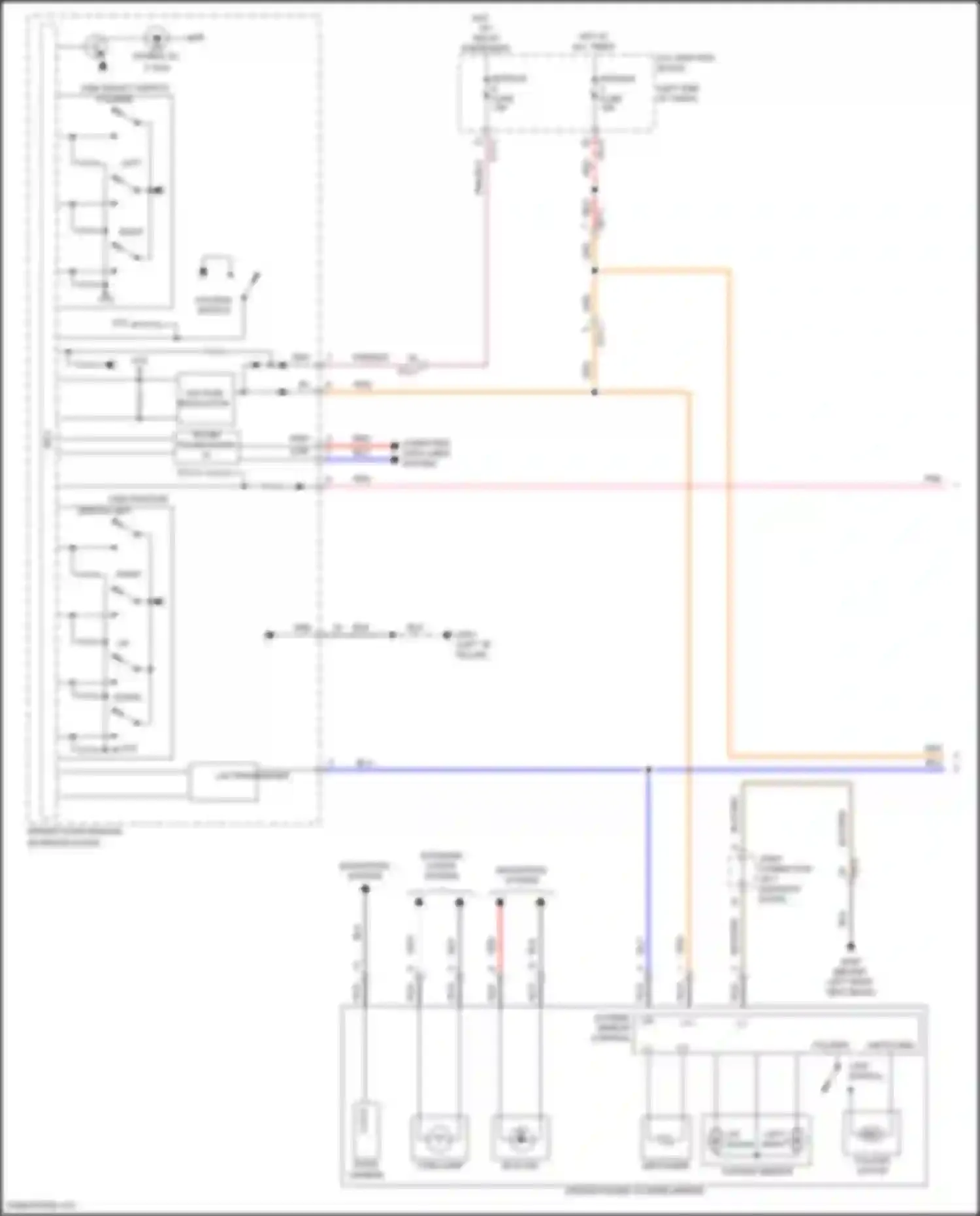 Sonata Hyundai VIII (2019-2023): Memory mirrors circuit, hybrid (1 of 2)