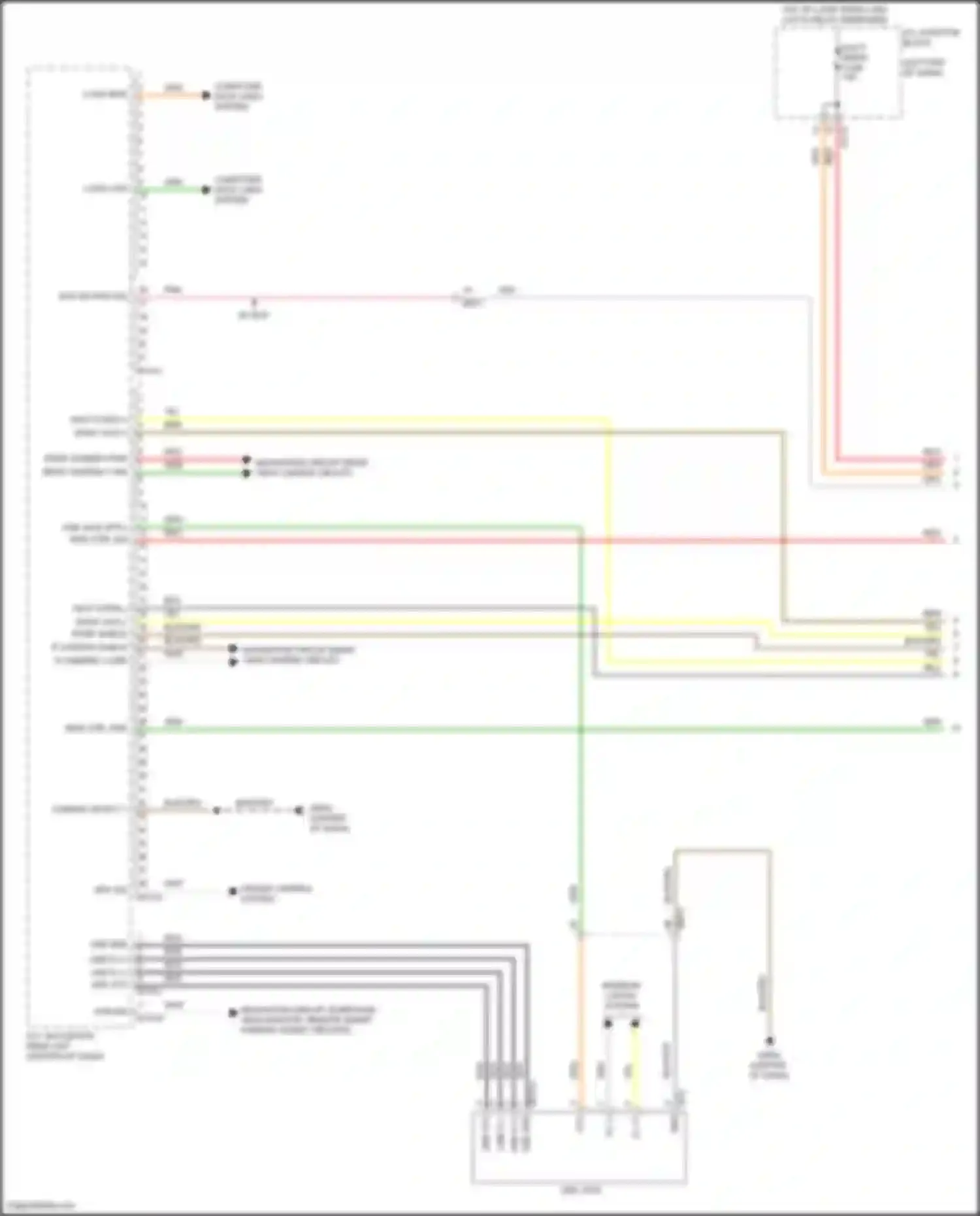 Sonata Hyundai VIII (2019-2023): Navigation circuit, except hybrid w/ amplifier (1 of 5)