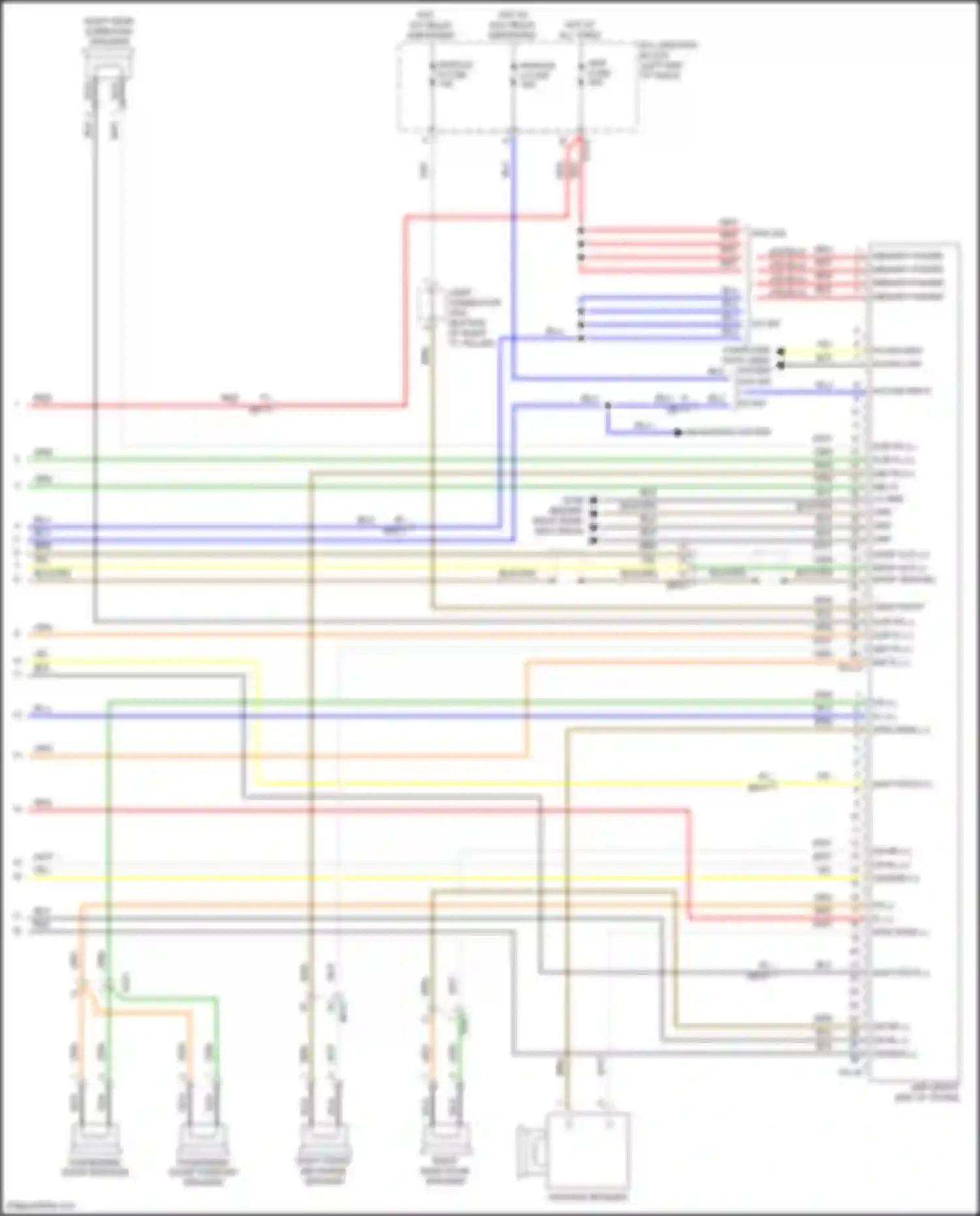 Sonata Hyundai VIII (2019-2023): Navigation circuit, except hybrid w/ amplifier (5 of 5)