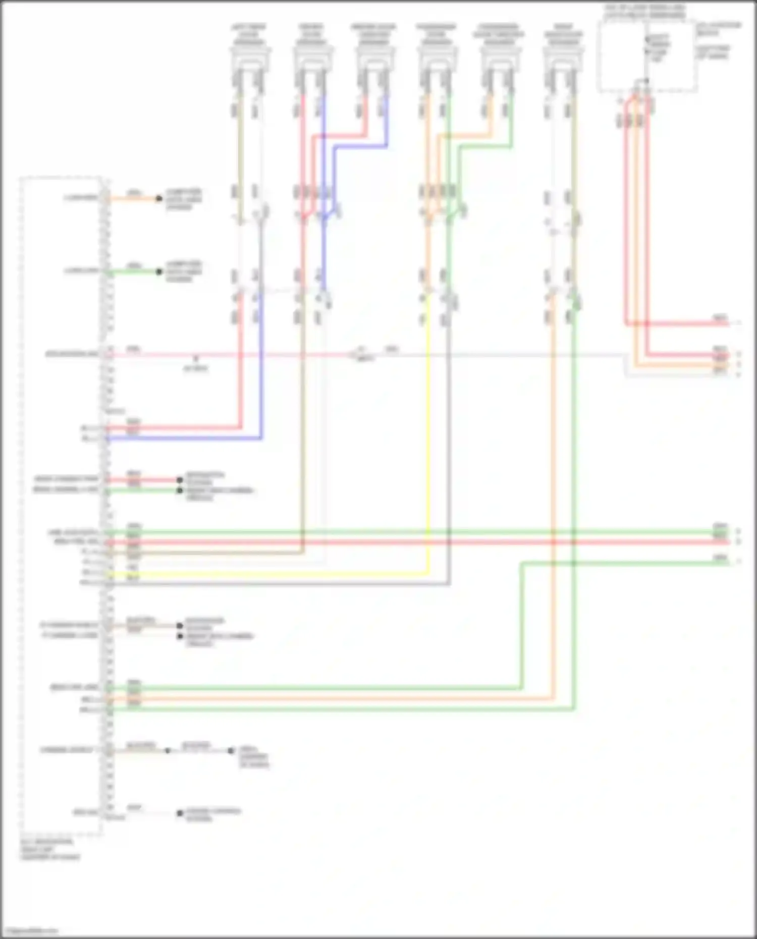 Sonata Hyundai VIII (2019-2023): Navigation circuit, except hybrid w/o amplifier (1 of 4)