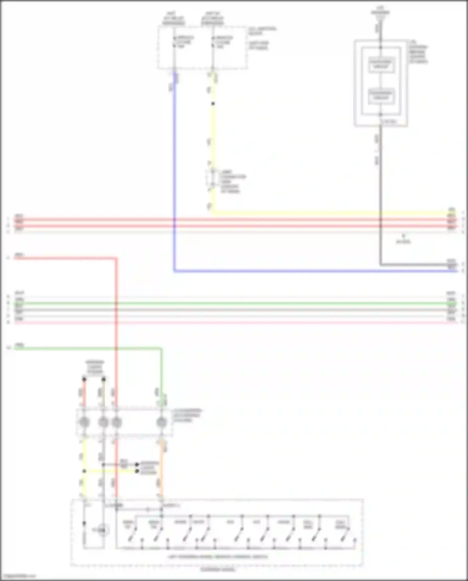 Sonata Hyundai VIII (2019-2023): Navigation circuit, hybrid w/ amplifier (2 of 5)