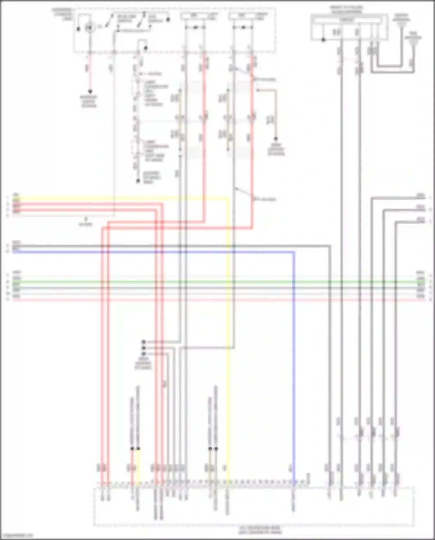 Sonata Hyundai VIII (2019-2023): Navigation circuit, hybrid w/ amplifier (3 of 5)