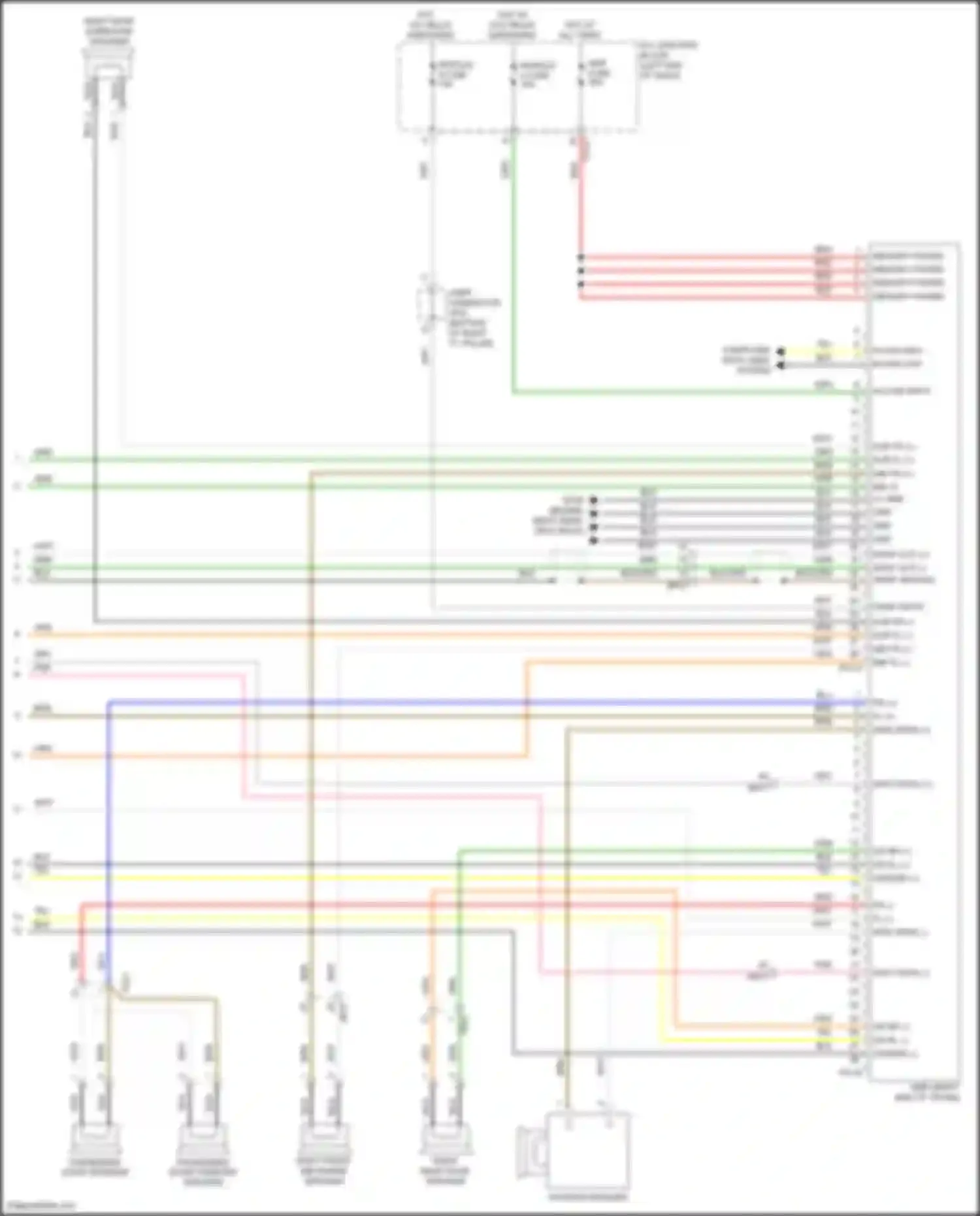 Sonata Hyundai VIII (2019-2023): Navigation circuit, hybrid w/ amplifier (5 of 5)
