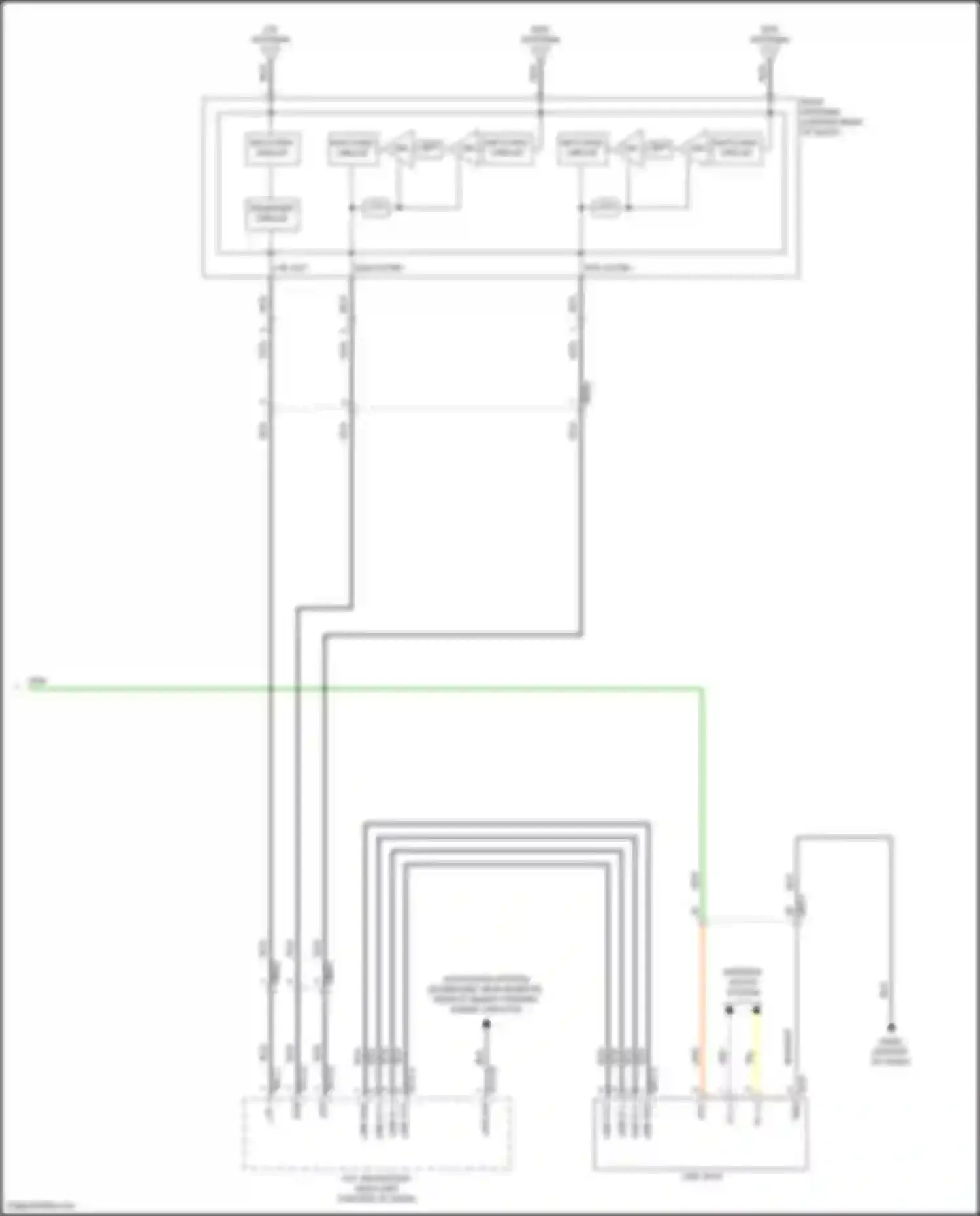 Sonata Hyundai VIII (2019-2023): Navigation circuit, hybrid w/o amplifier (4 of 4)