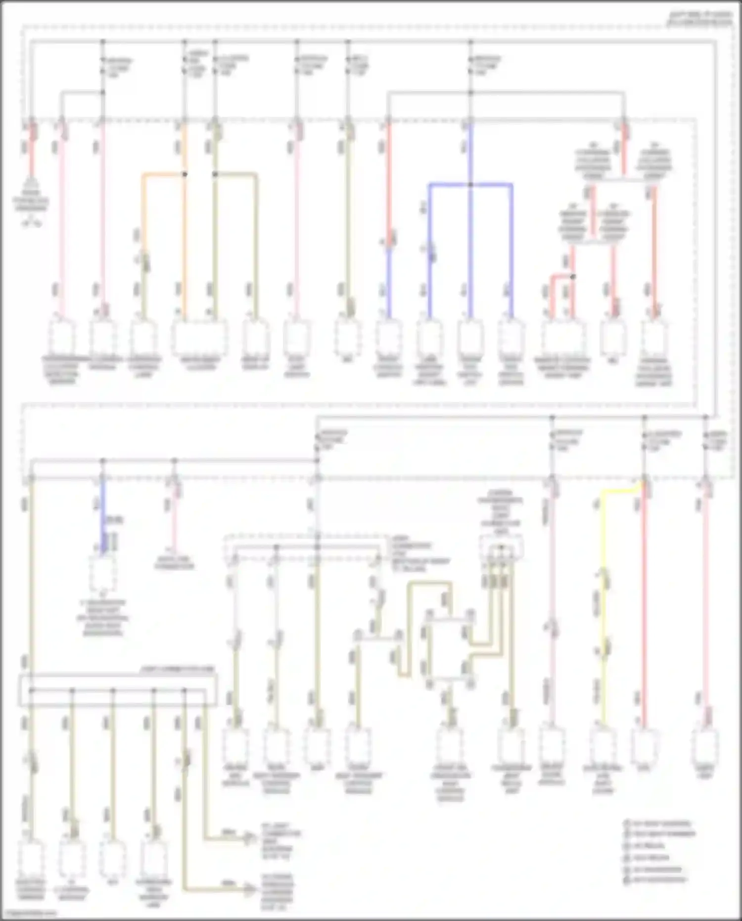 Sonata Hyundai VIII (2019-2023): Power distribution circuit, except hybrid (5 of 10)