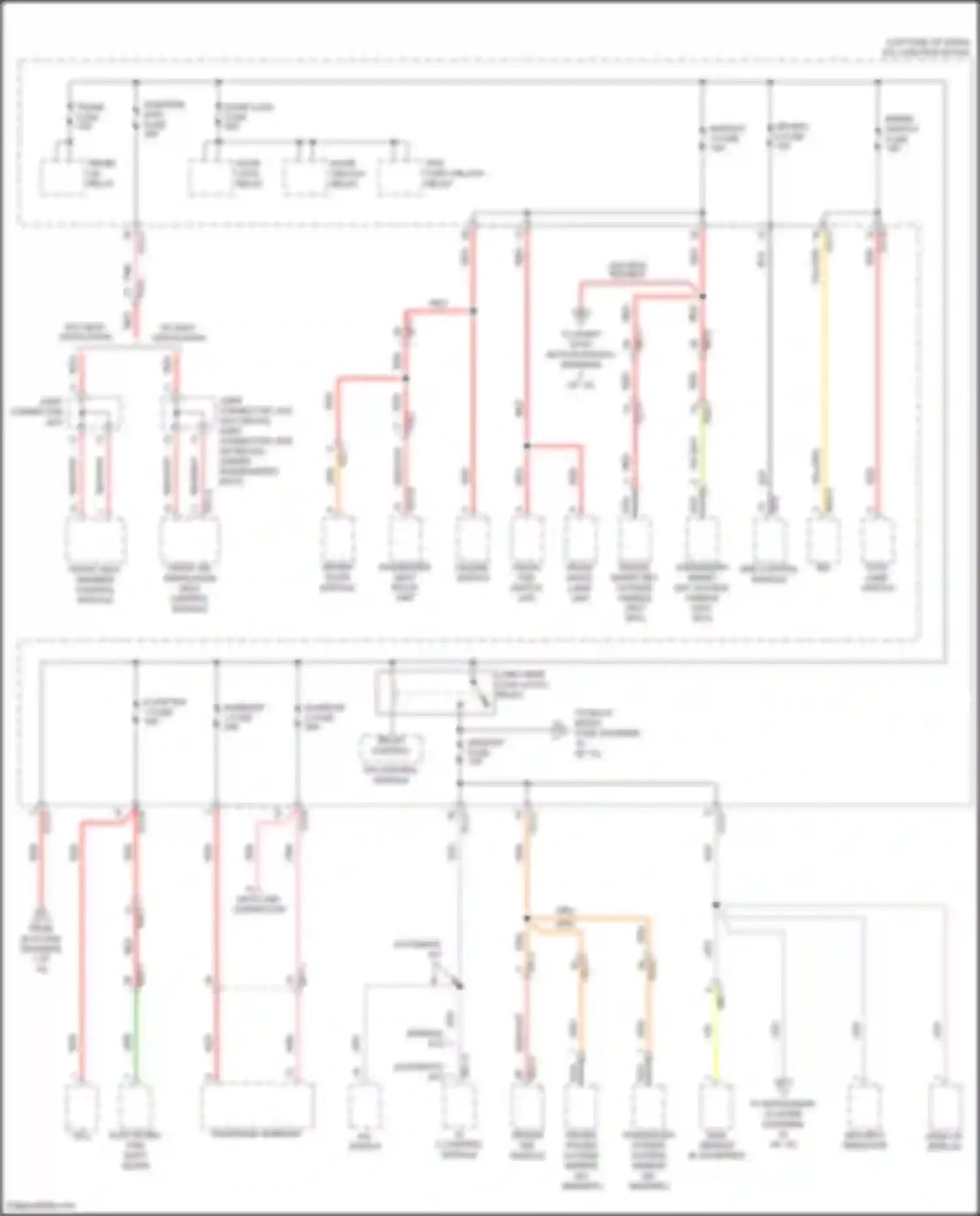 Sonata Hyundai VIII (2019-2023): Power distribution circuit, except hybrid (6 of 10)