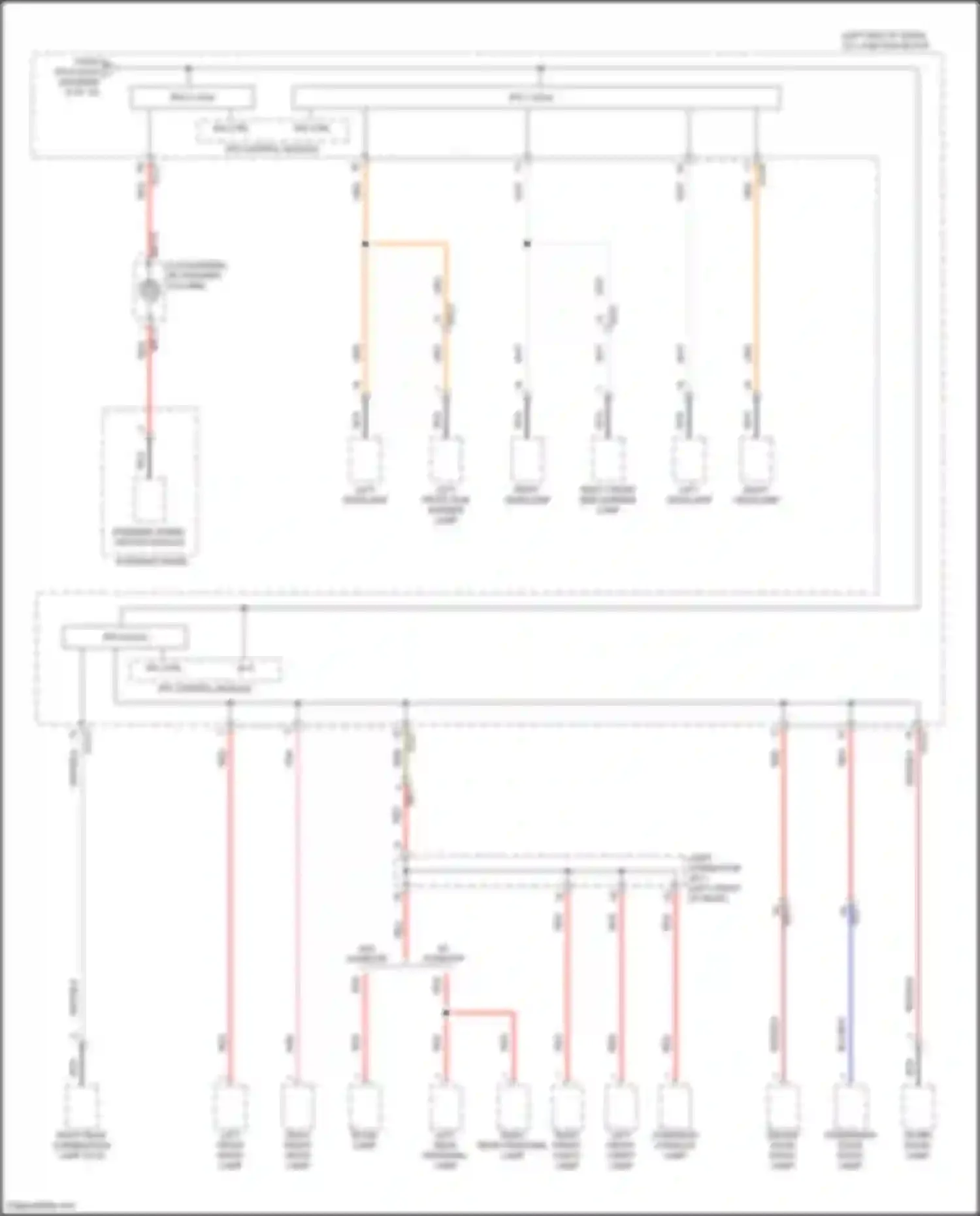 Sonata Hyundai VIII (2019-2023): Power distribution circuit, except hybrid (7 of 10)