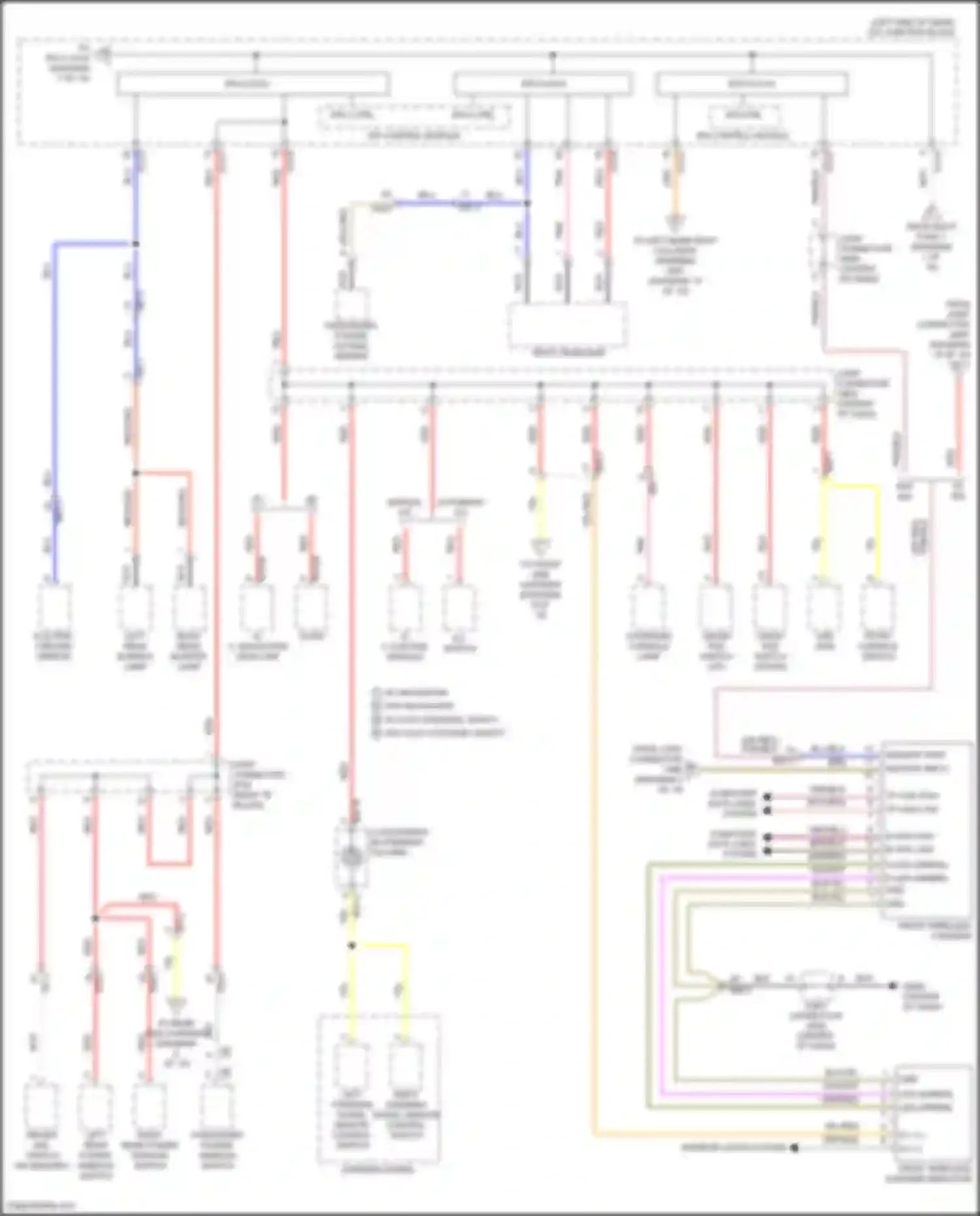 Sonata Hyundai VIII (2019-2023): Power distribution circuit, except hybrid (8 of 10)