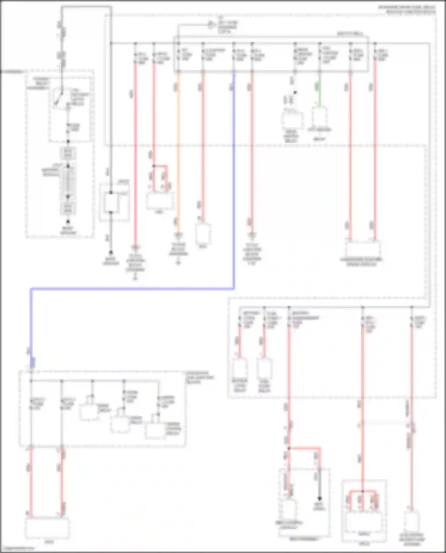 Sonata Hyundai VIII (2019-2023): Power distribution circuit, hybrid (1 of 9)