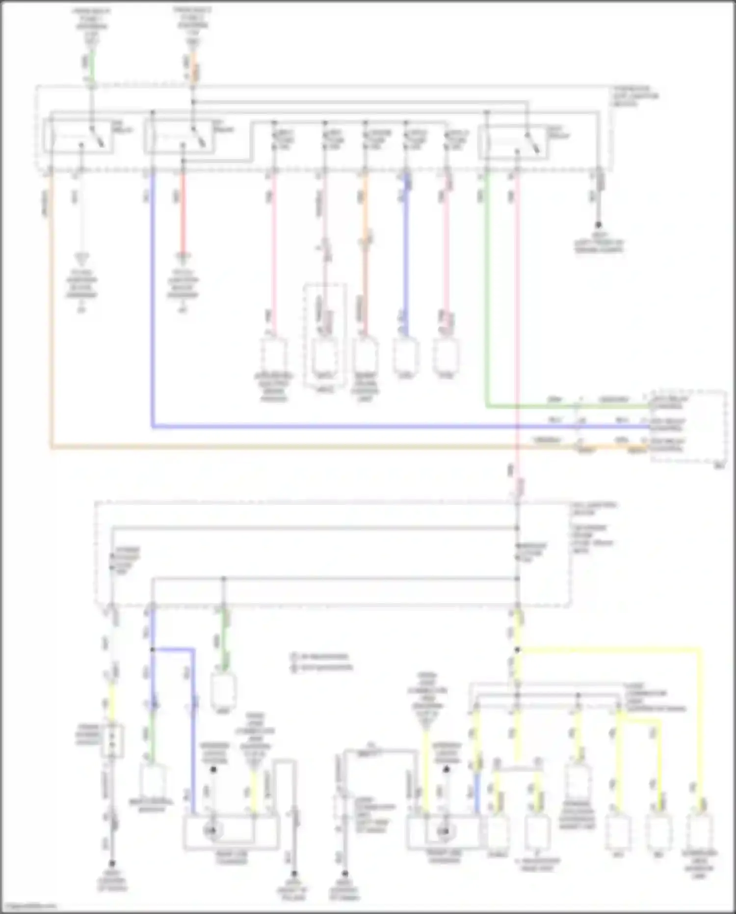 Sonata Hyundai VIII (2019-2023): Power distribution circuit, hybrid (2 of 9)