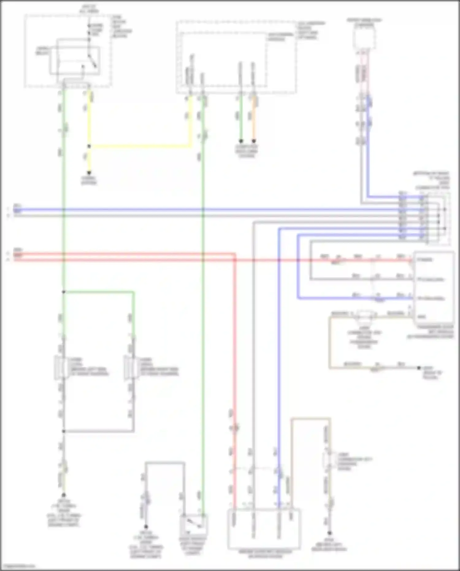 Sonata Hyundai VIII (2019-2023): Power door locks circuit, except hybrid w/ nfc (5 of 5)