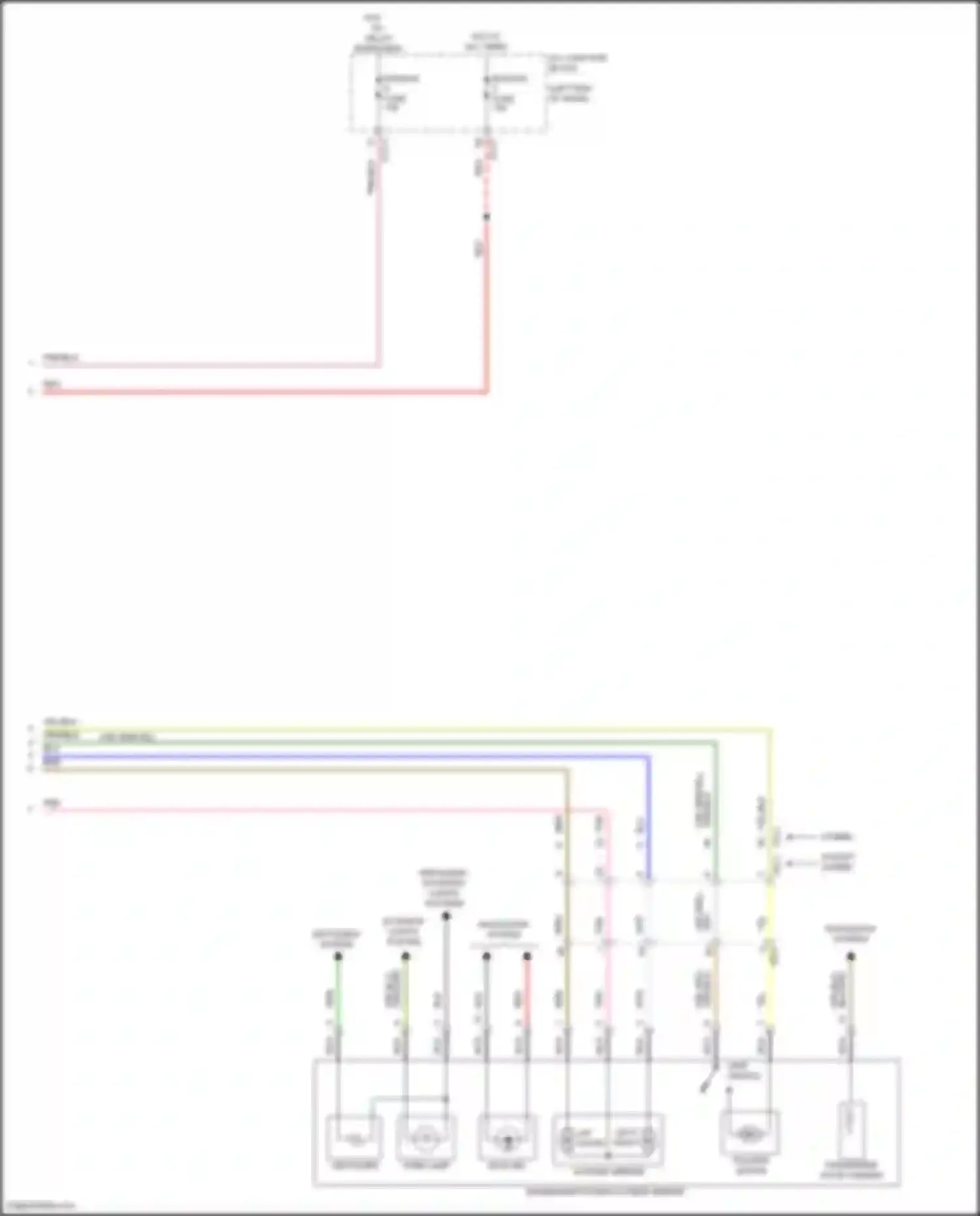 Sonata Hyundai VIII (2019-2023): Power mirrors circuit (2 of 2)
