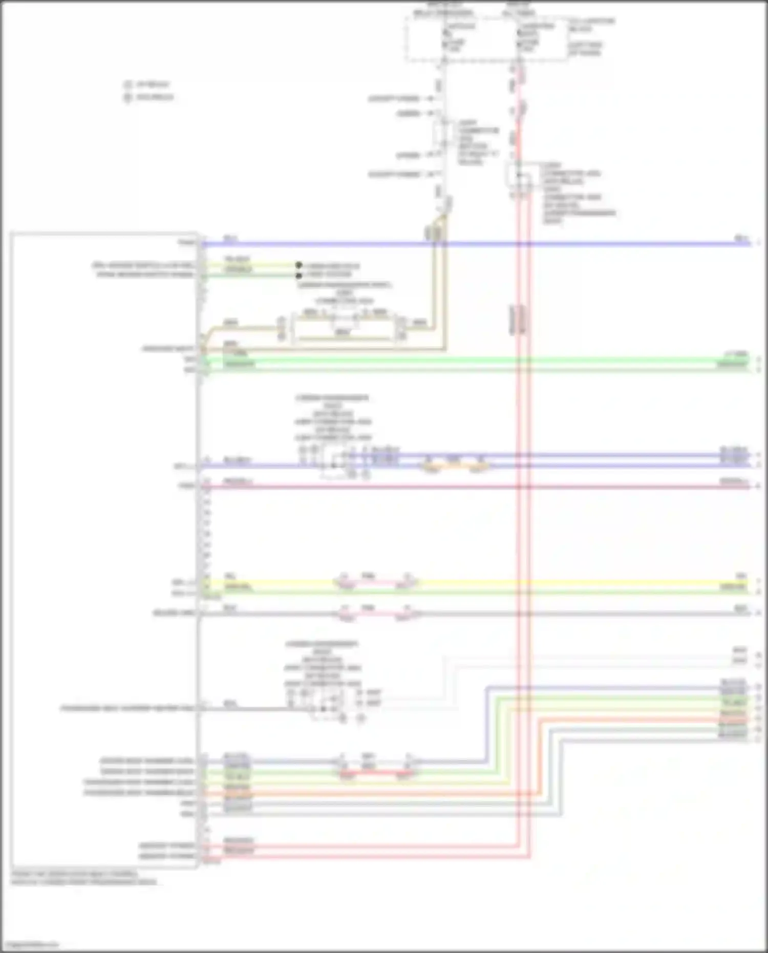 Sonata Hyundai VIII (2019-2023): Seat ventilation circuit (1 of 2)