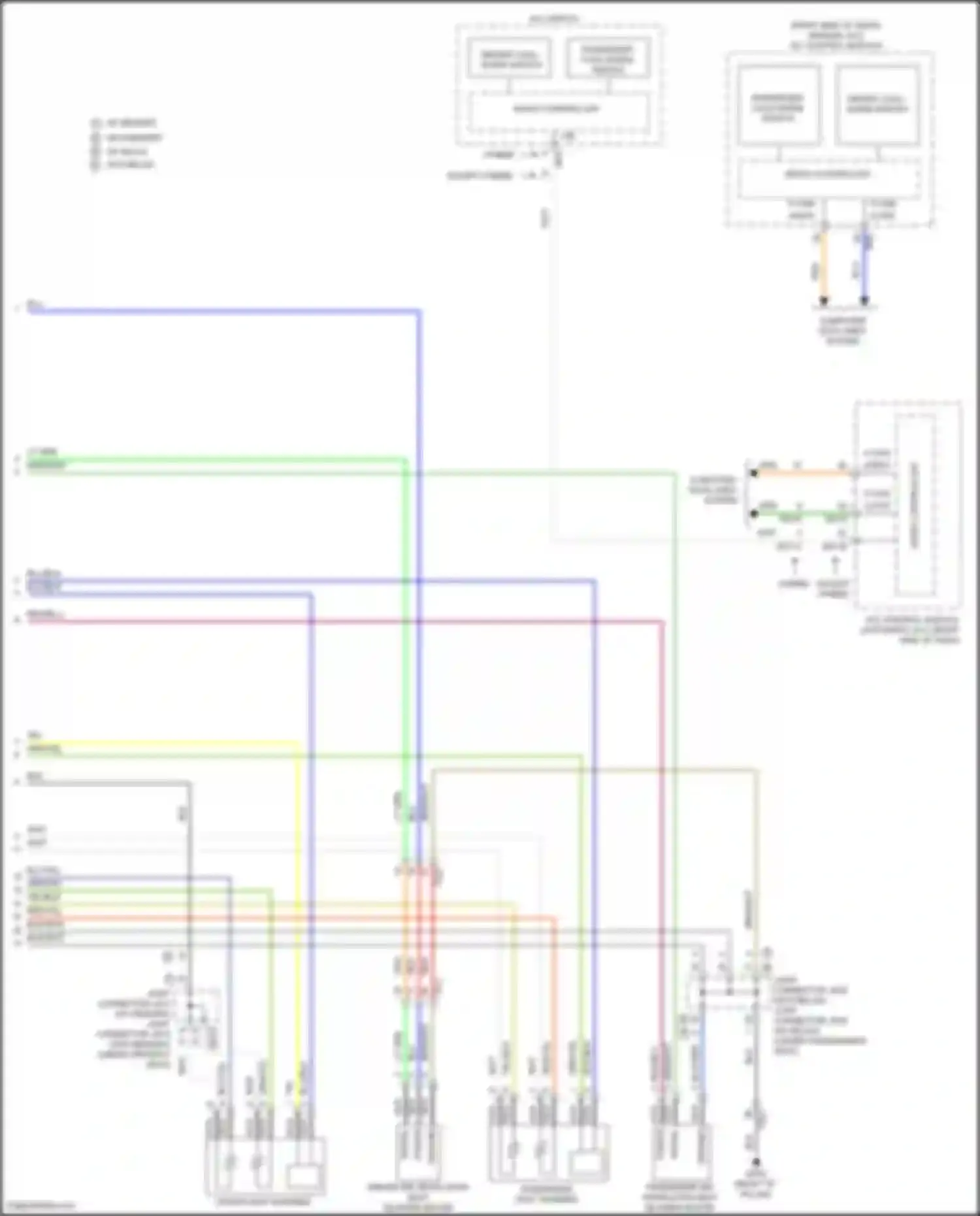 Sonata Hyundai VIII (2019-2023): Seat ventilation circuit (2 of 2)