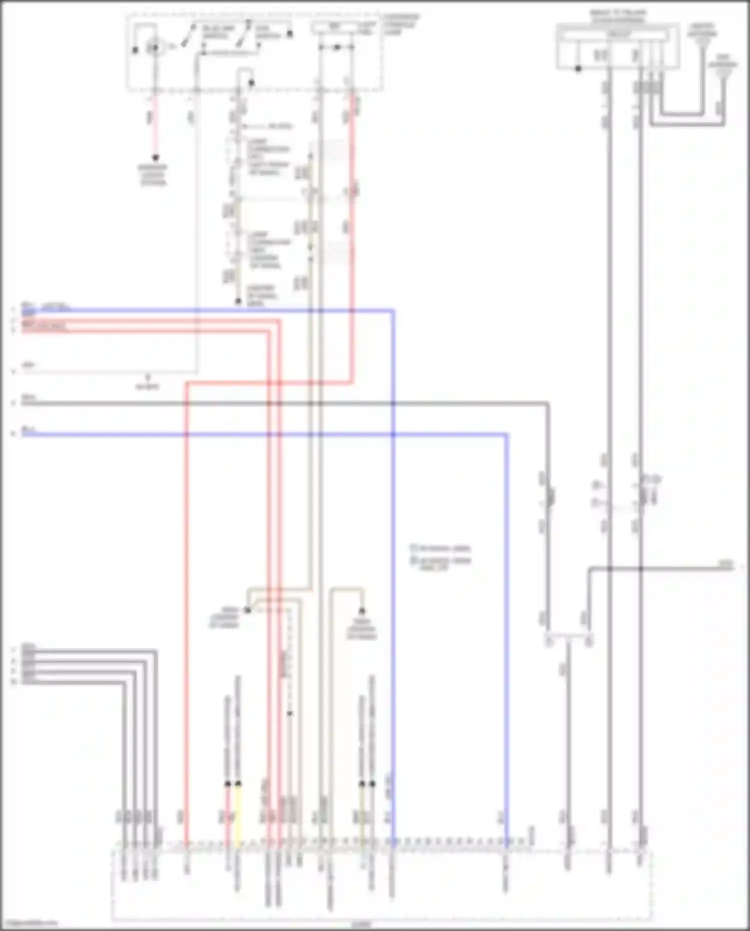 Sonata Hyundai VIII (2019-2023): Radio circuit, except hybrid w/o navigation & amplifier (3 of 4)