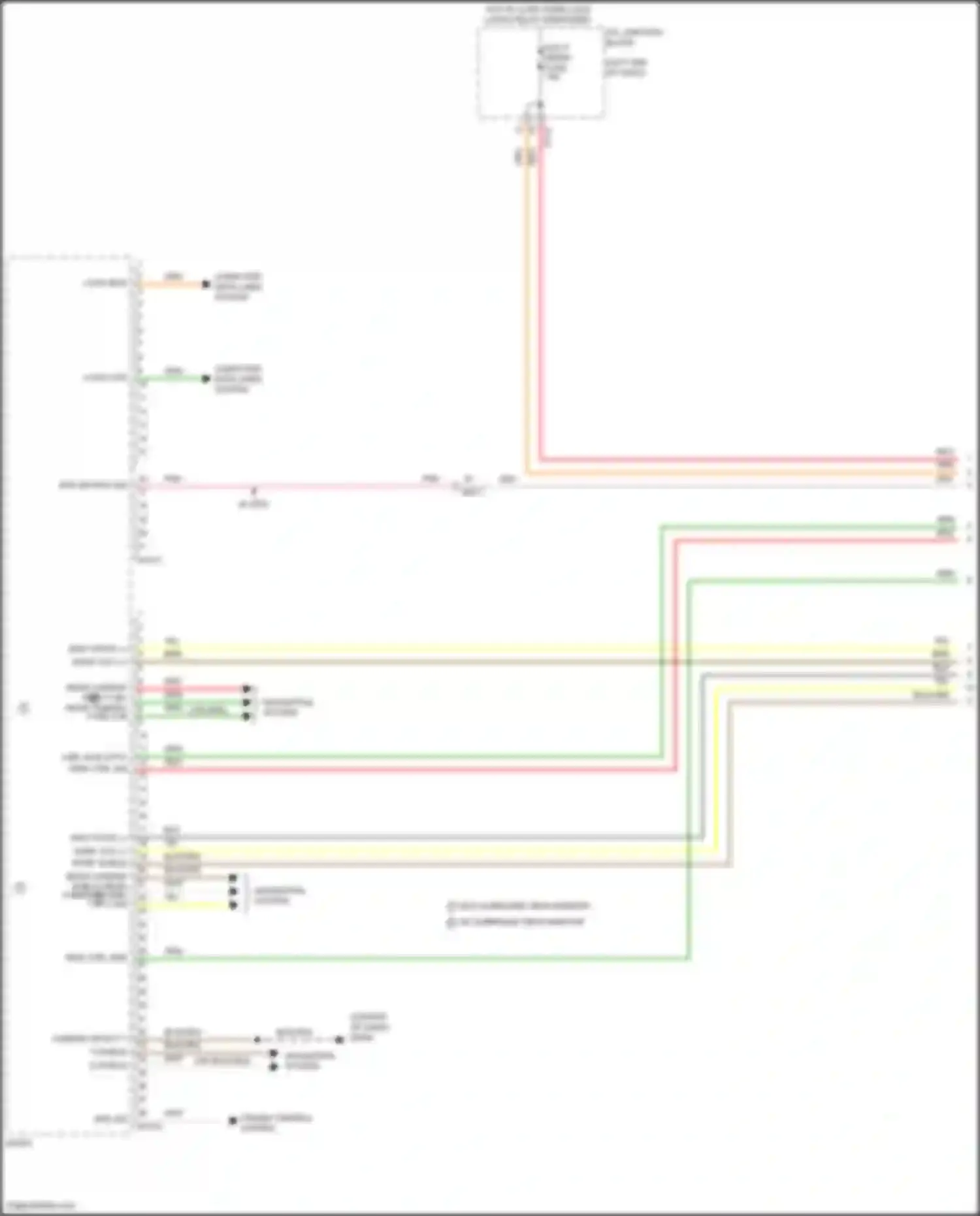 Sonata Hyundai VIII (2019-2023): Radio circuit, except hybrid w/o navigation w/ amplifier (1 of 6)