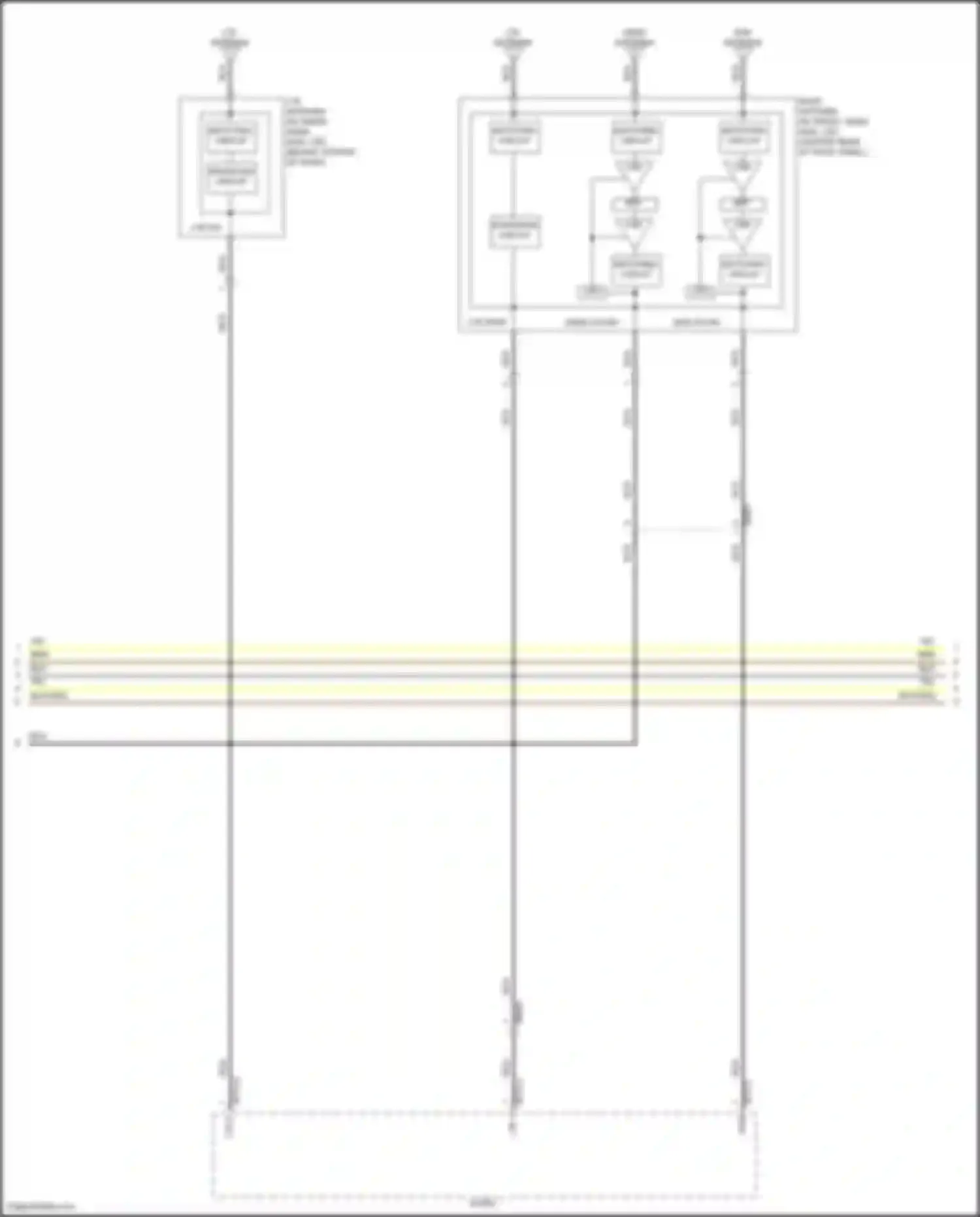 Sonata Hyundai VIII (2019-2023): Radio circuit, except hybrid w/o navigation w/ amplifier (4 of 6)