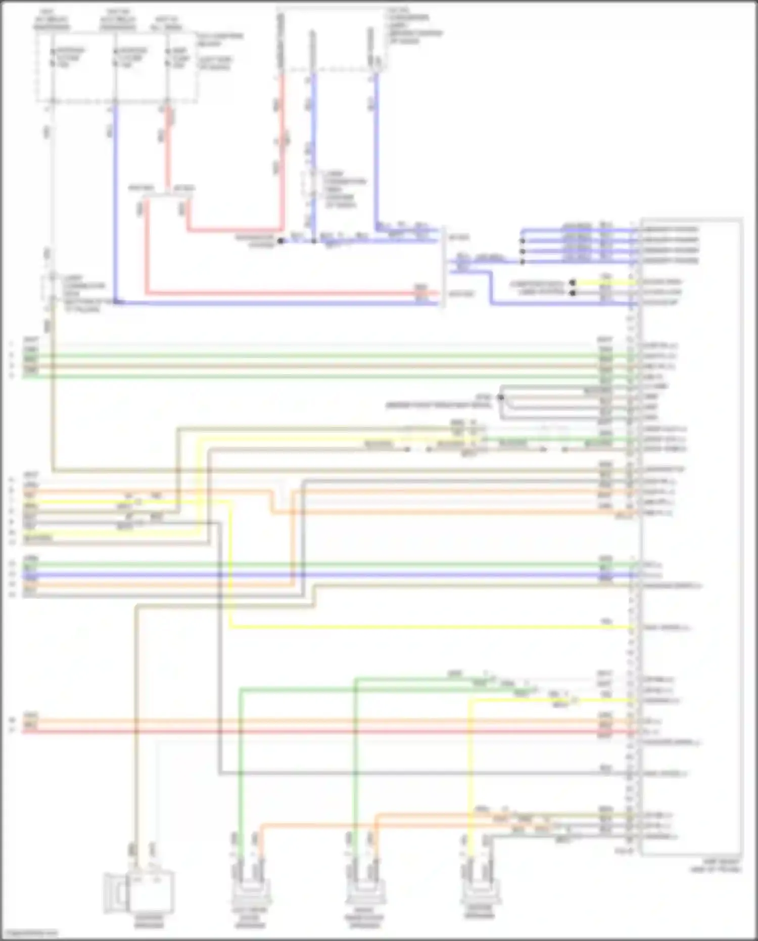 Sonata Hyundai VIII (2019-2023): Radio circuit, except hybrid w/o navigation w/ amplifier (6 of 6)