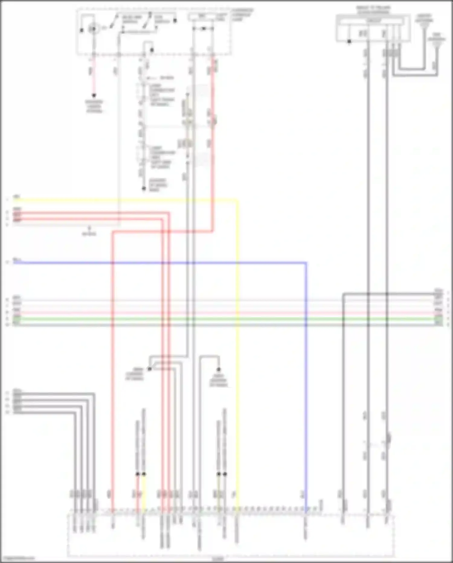 Sonata Hyundai VIII (2019-2023): Radio circuit, hybrid w/o navigation w/ amplifier (3 of 6)