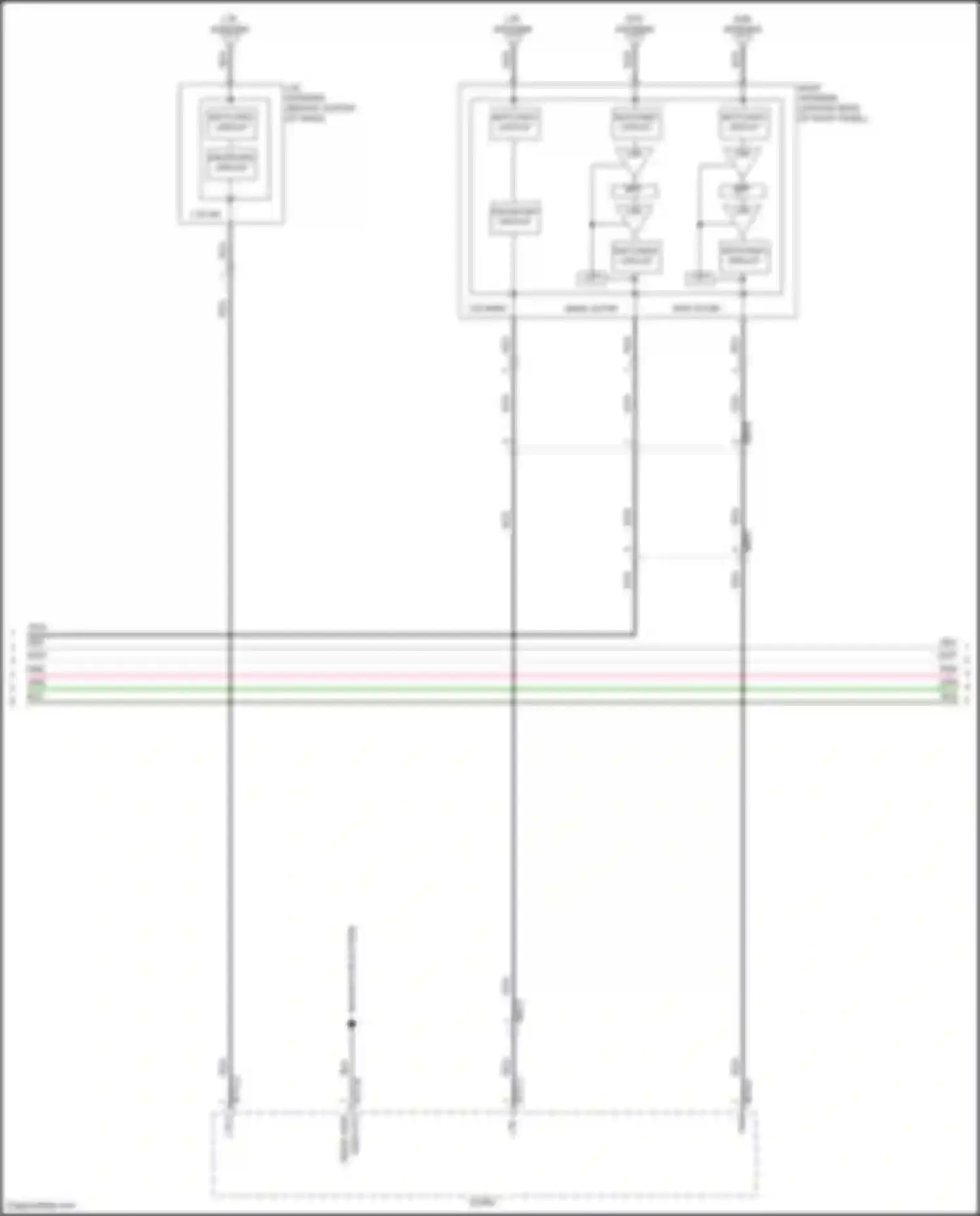 Sonata Hyundai VIII (2019-2023): Radio circuit, hybrid w/o navigation w/ amplifier (4 of 6)