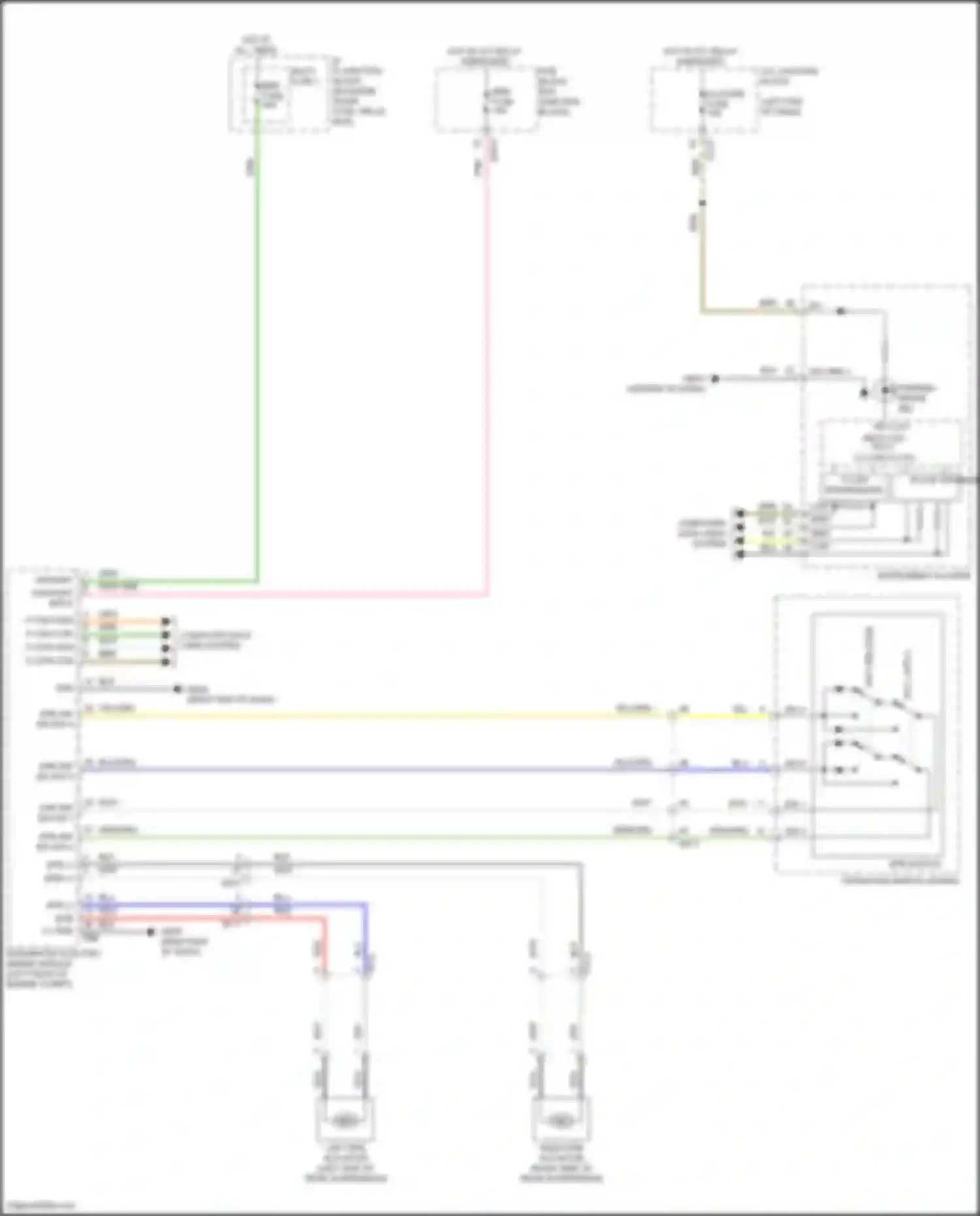Sonata Hyundai VIII (2019-2023): Electric parking brake circuit, hybrid