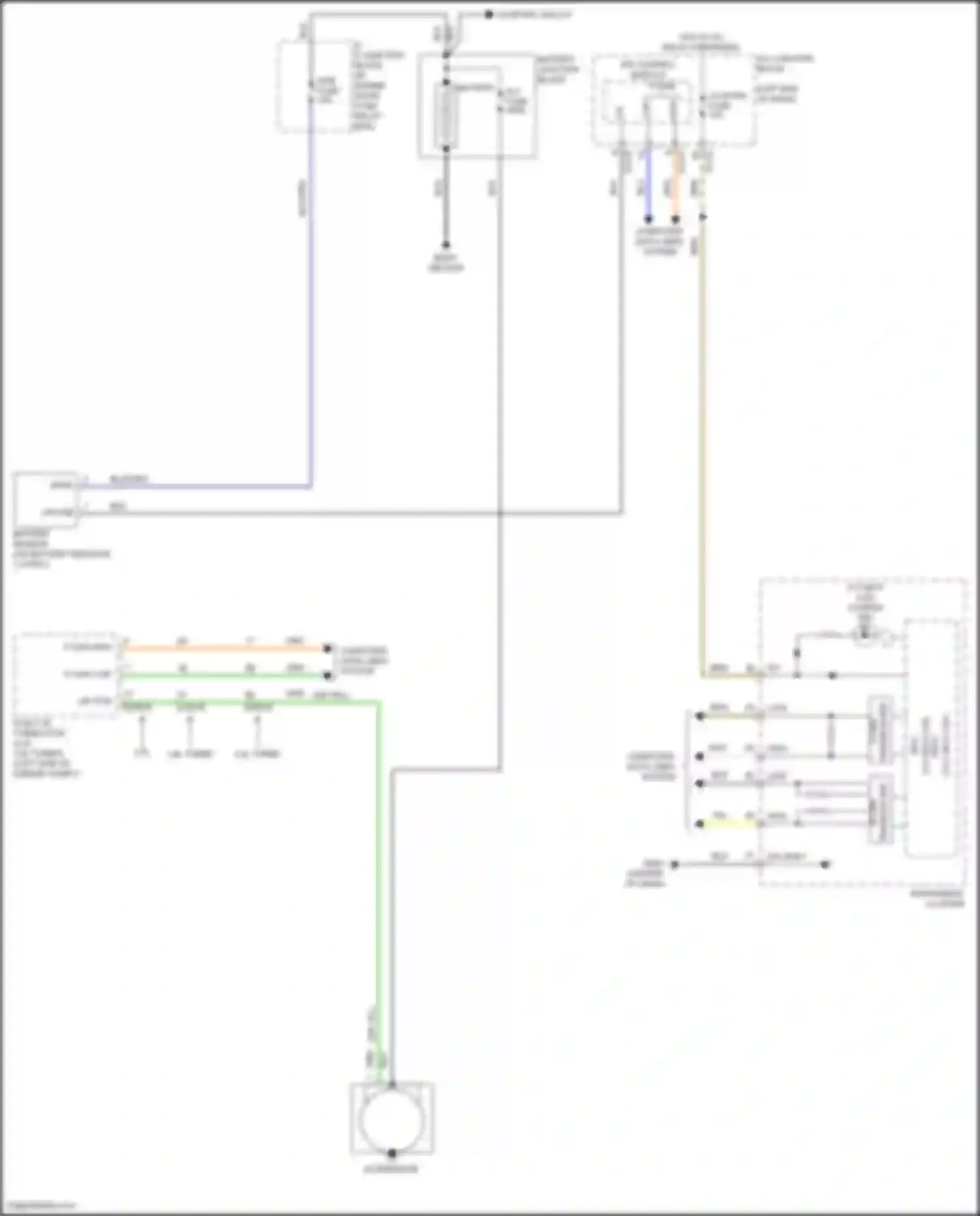 Sonata Hyundai VIII (2019-2023): Charging circuit