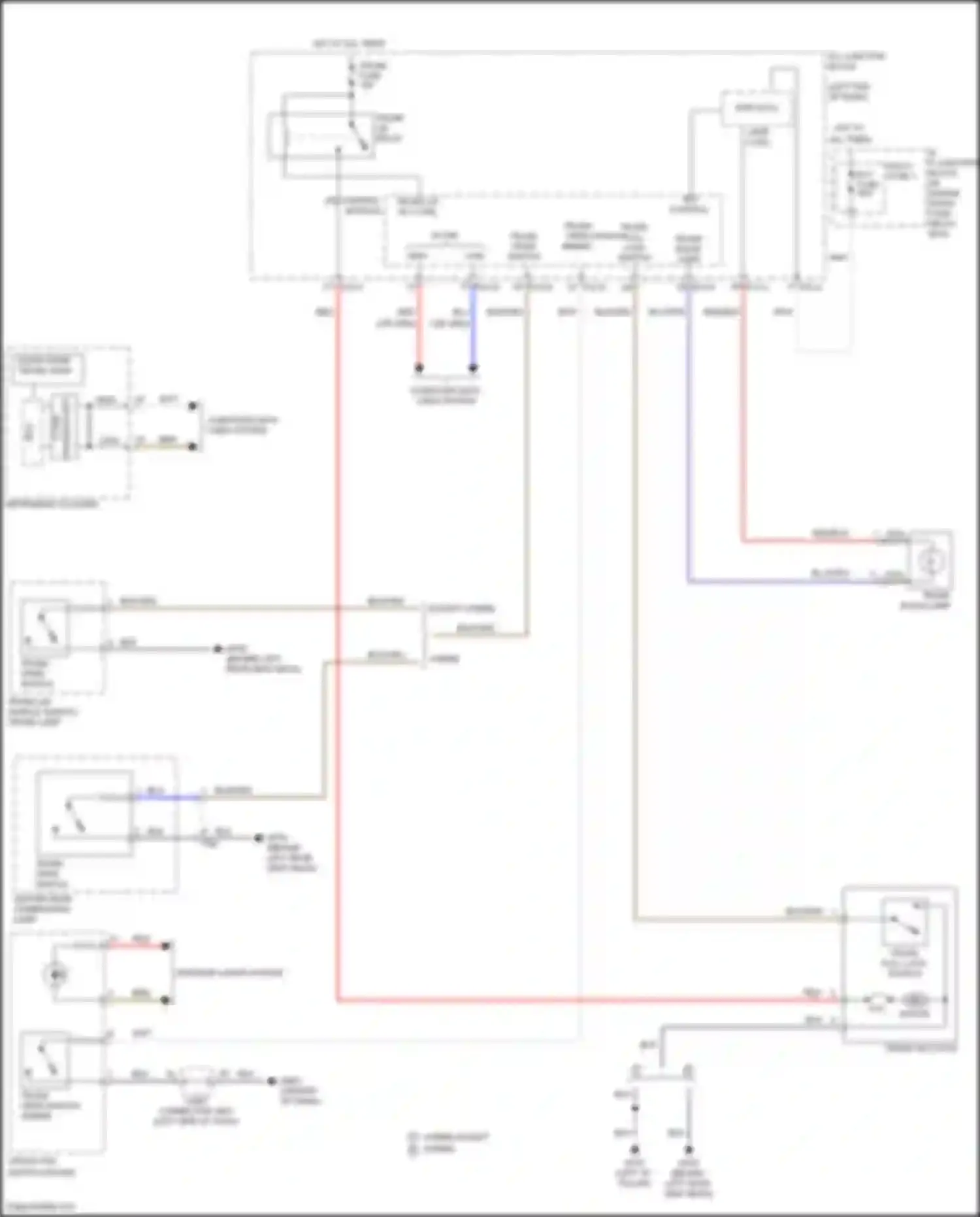Sonata Hyundai VIII (2019-2023): Trunk release circuit