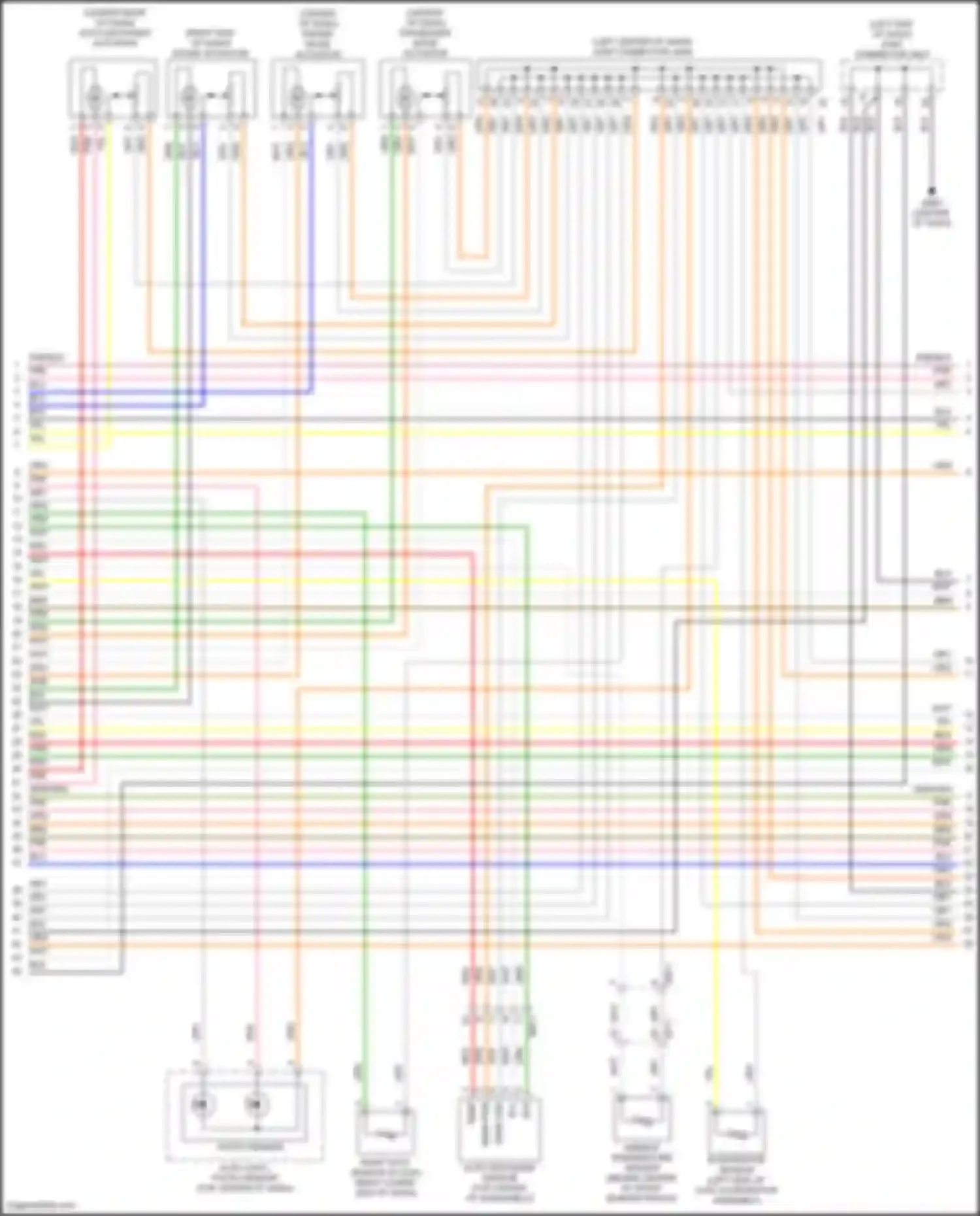 Wiring diagram auto defogger sensor for Hyundai Sonata VIII (2019-2023) (2 of 2)