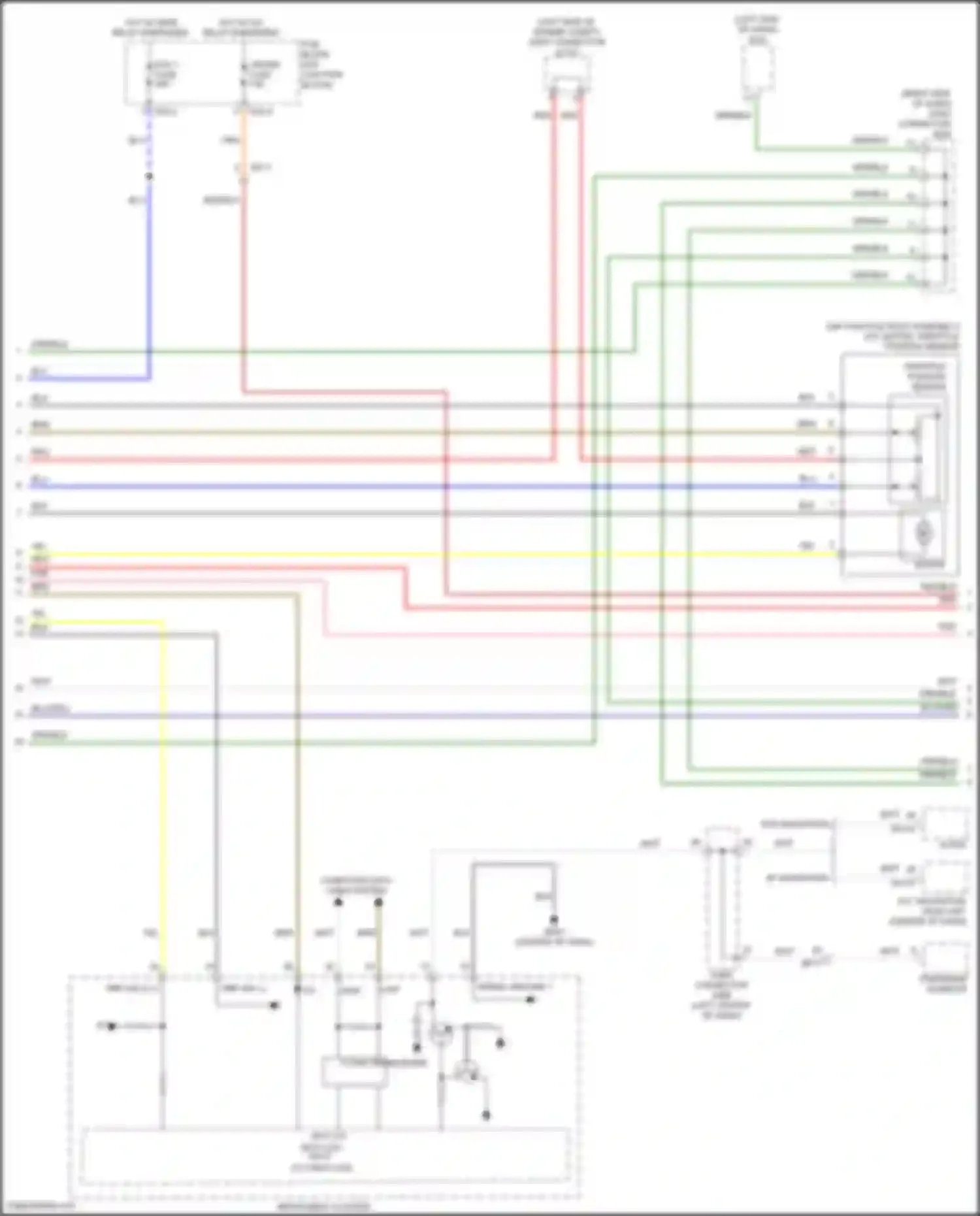 Wiring diagram a/v, navigation head unit for Hyundai Sonata VIII (2019-2023) (13 of 30)