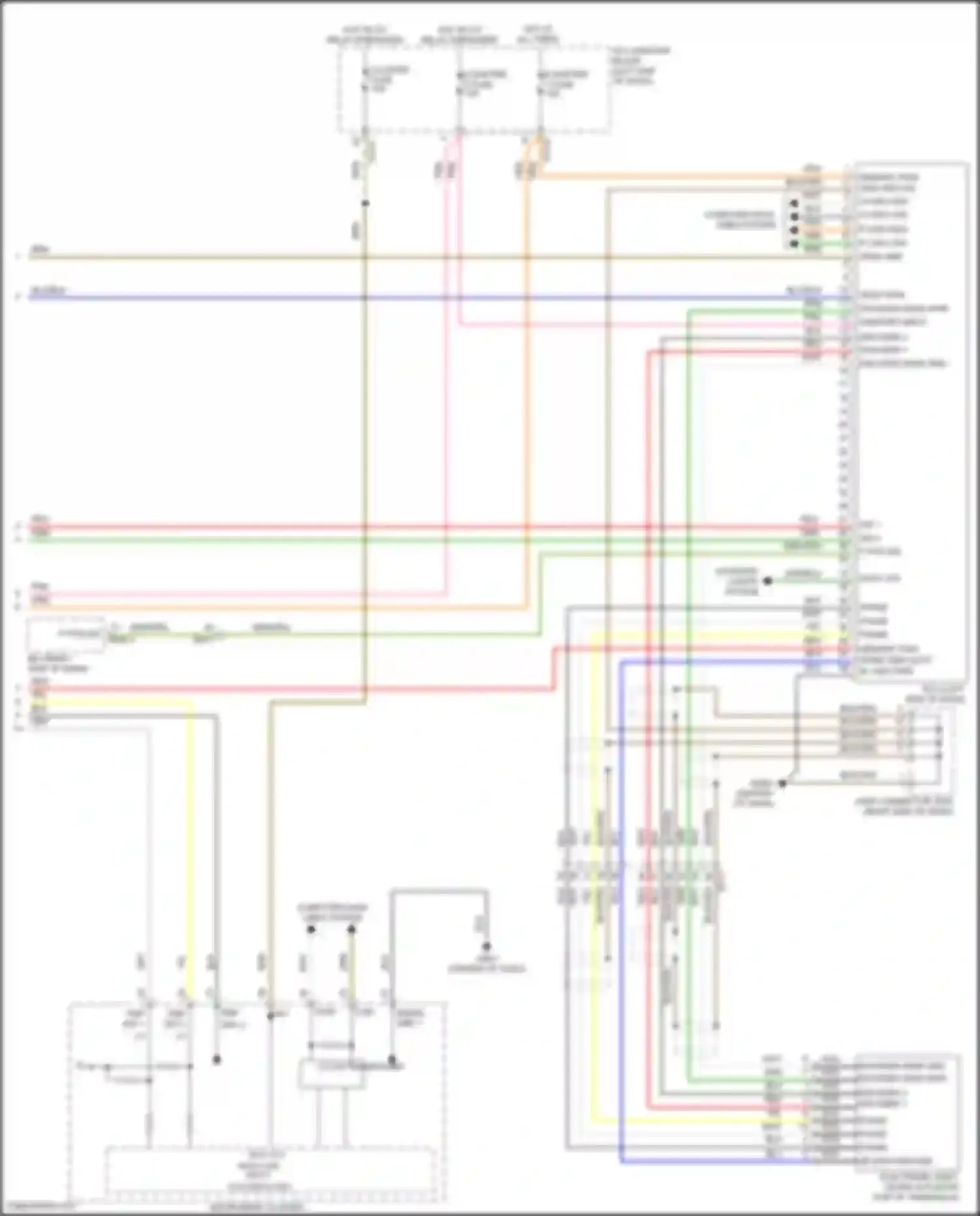 Wiring diagram blk/org for Hyundai Sonata VIII (2019-2023) (94 of 102)